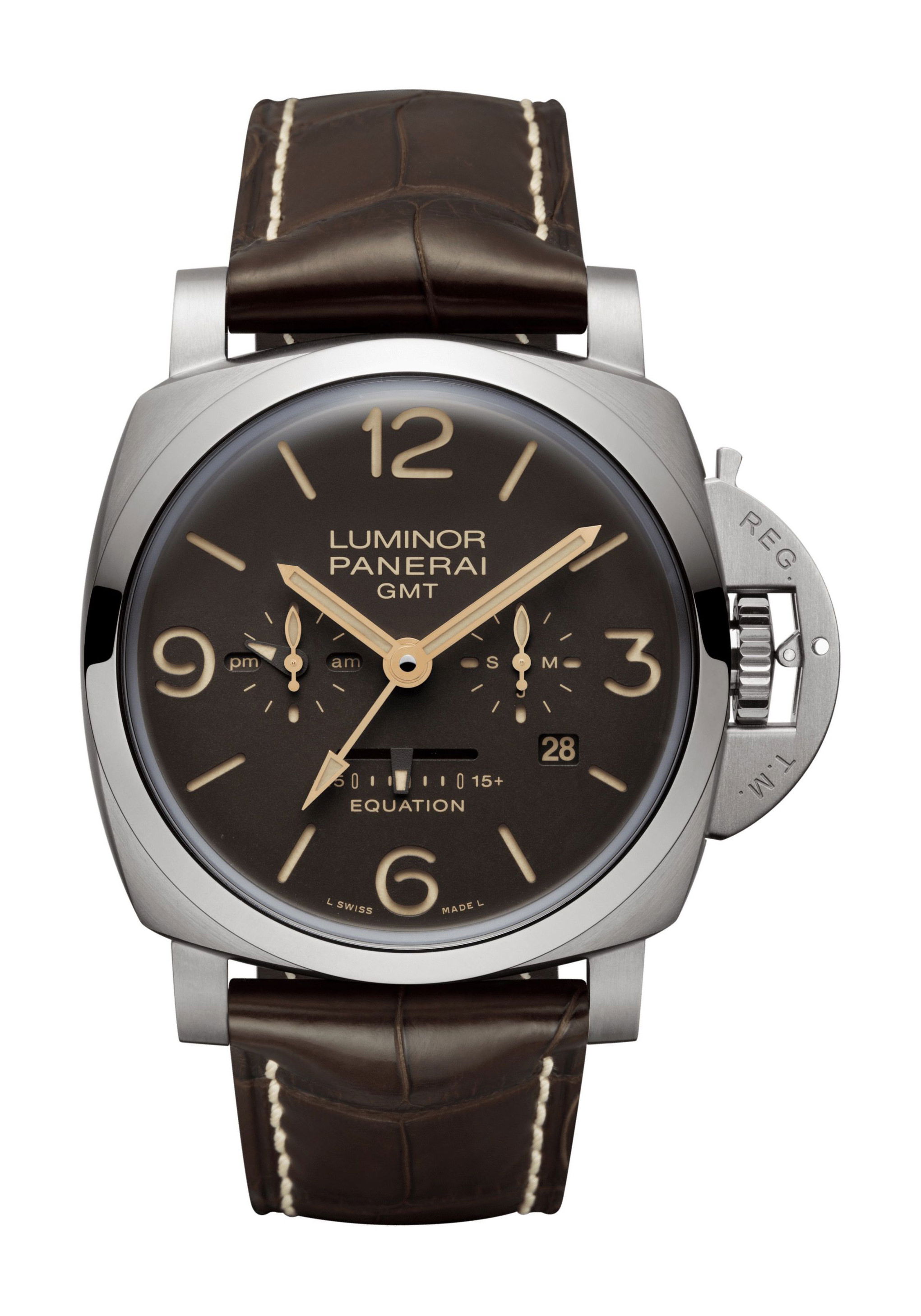 Panerai Luminor Equation Of Time luxury timepiece - detailed view