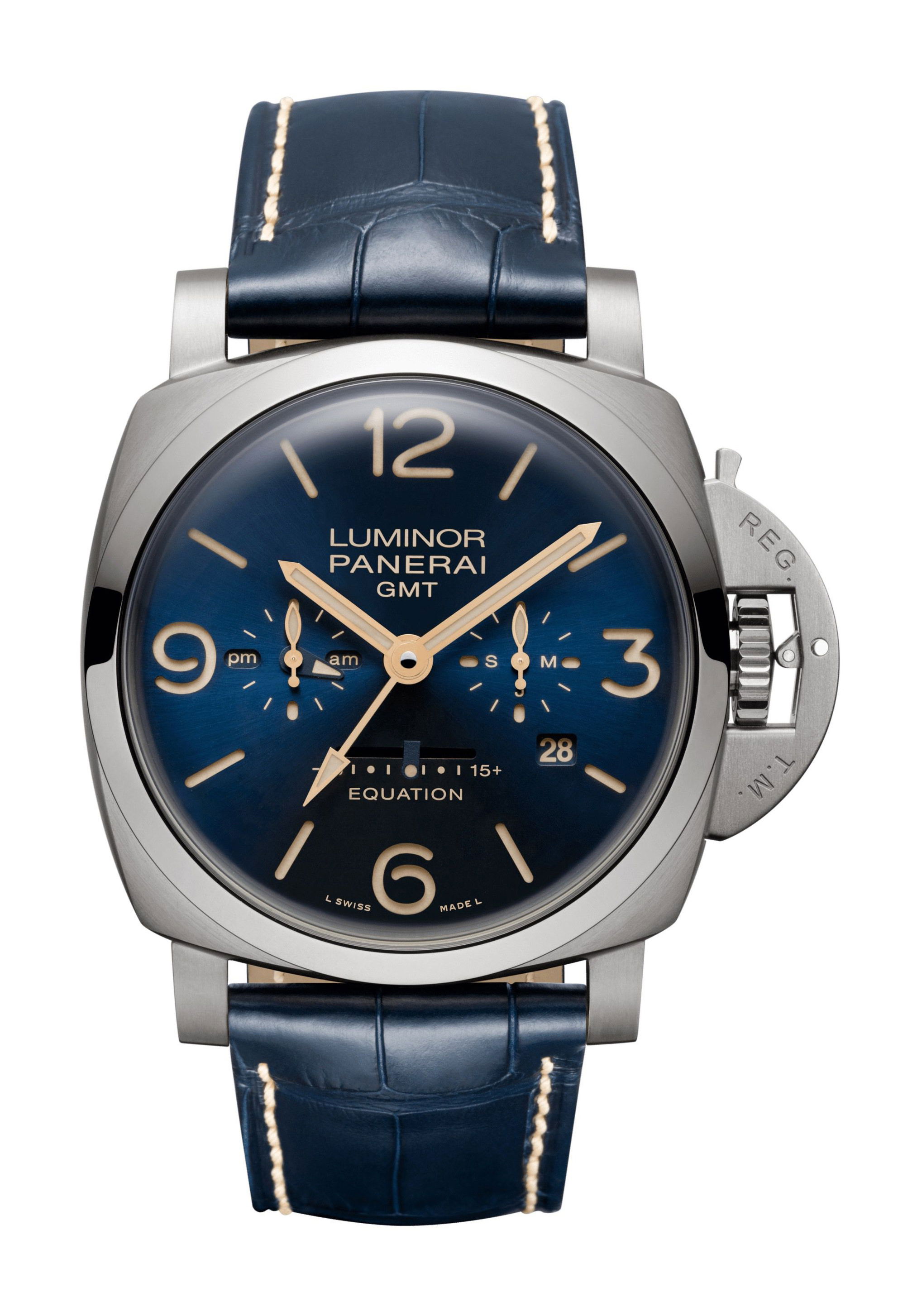 Panerai Luminor Equation Of Time luxury timepiece - detailed view
