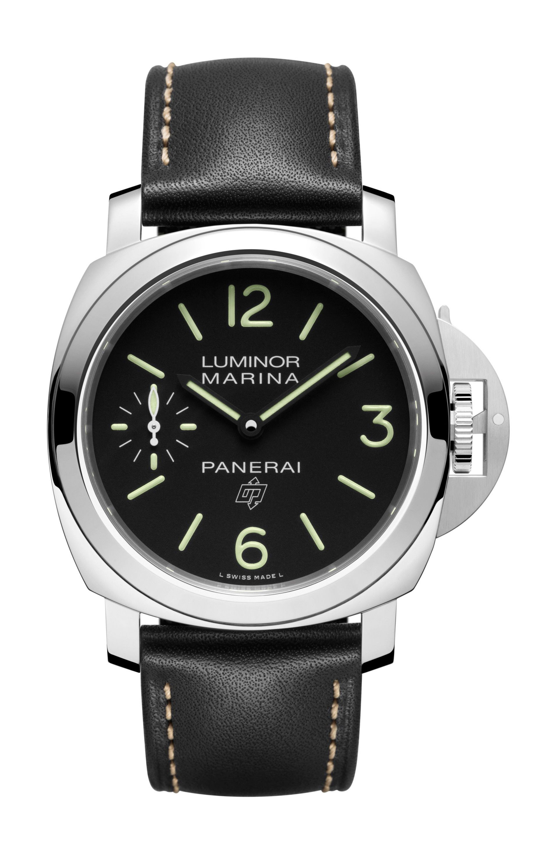 Panerai Luminor Logo luxury timepiece - detailed view