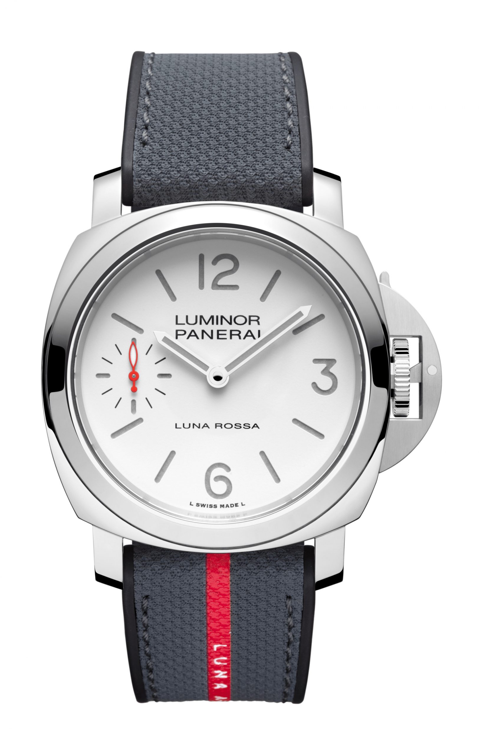 Panerai Luminor Luna Rossa luxury timepiece - detailed view