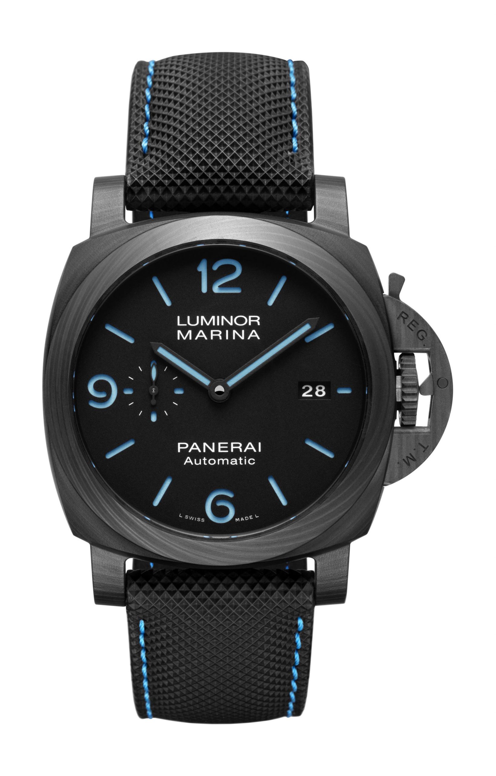 Panerai Luminor Marina Carbotech™ luxury timepiece - detailed view
