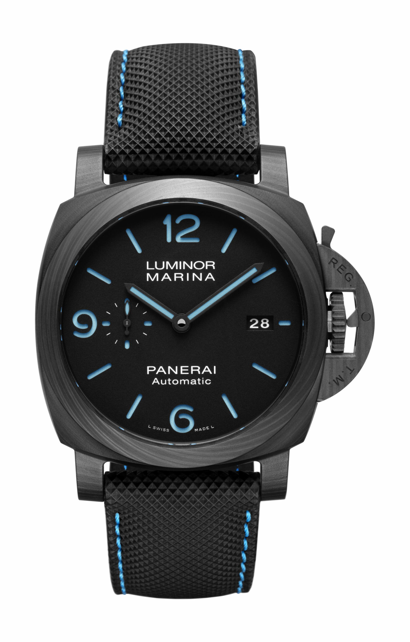 Panerai Luminor Marina Carbotech™ luxury timepiece - detailed view