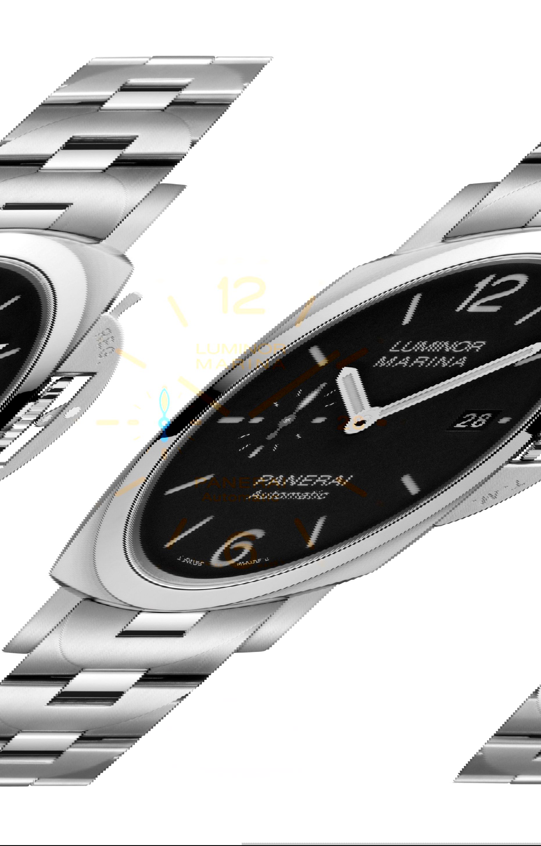 Panerai Luminor Marina luxury timepiece - detailed view