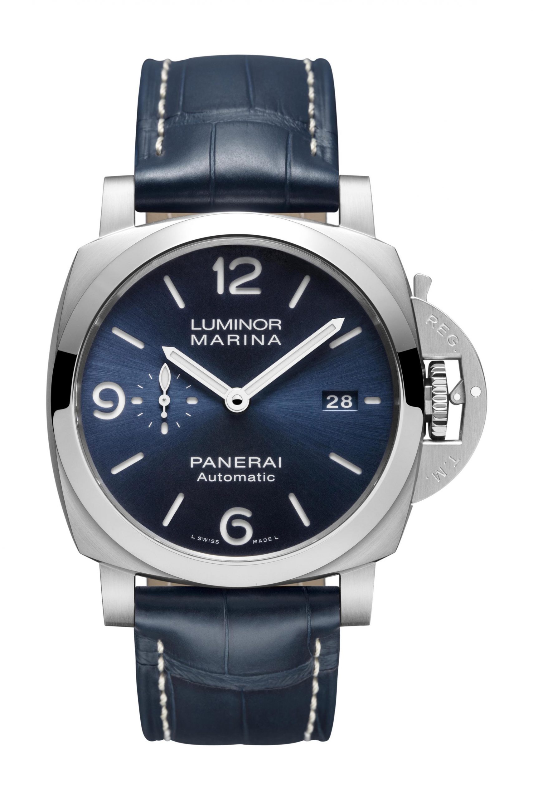 Panerai Luminor Marina luxury timepiece - detailed view