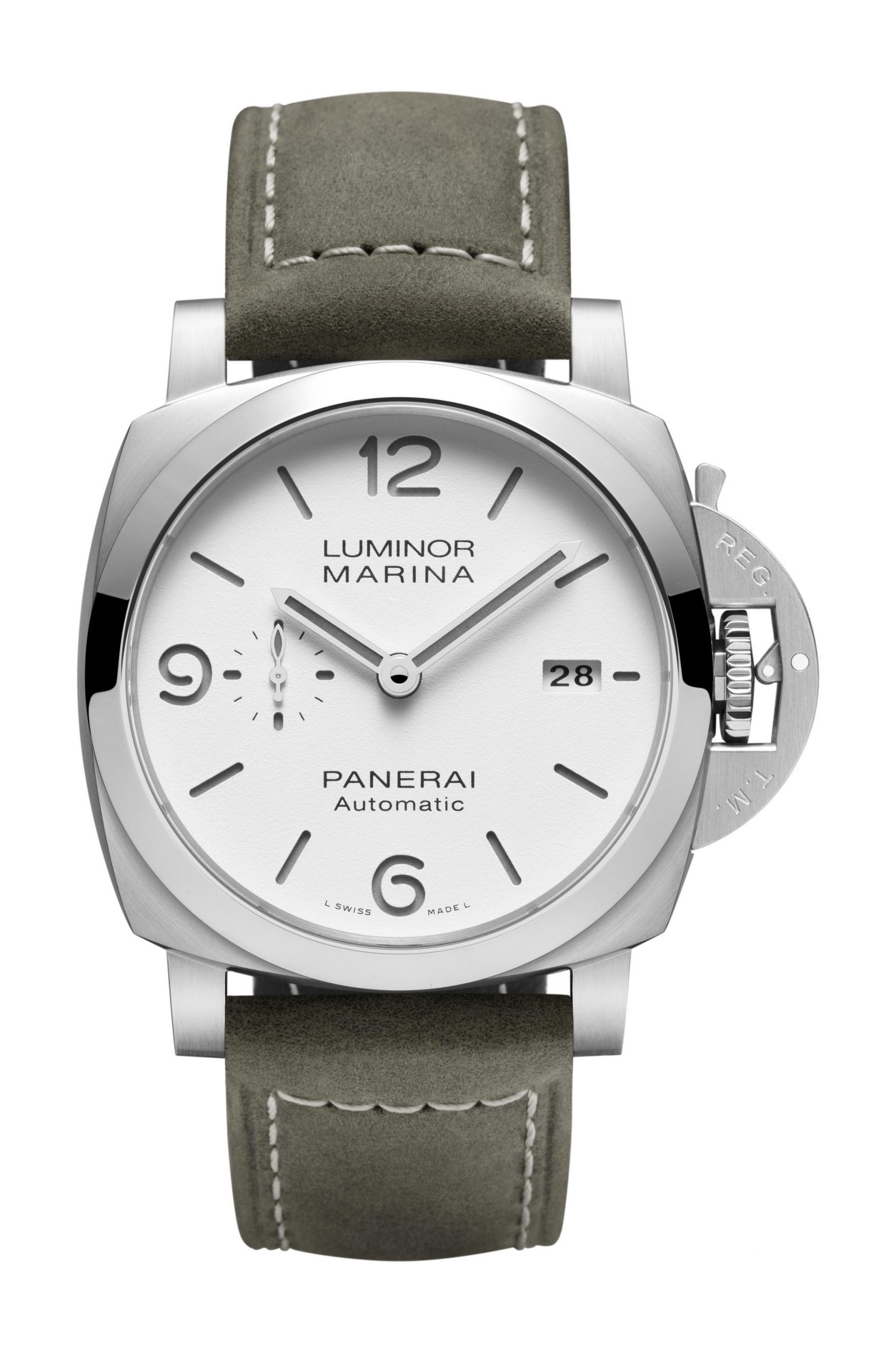 Panerai Luminor Marina luxury timepiece - detailed view