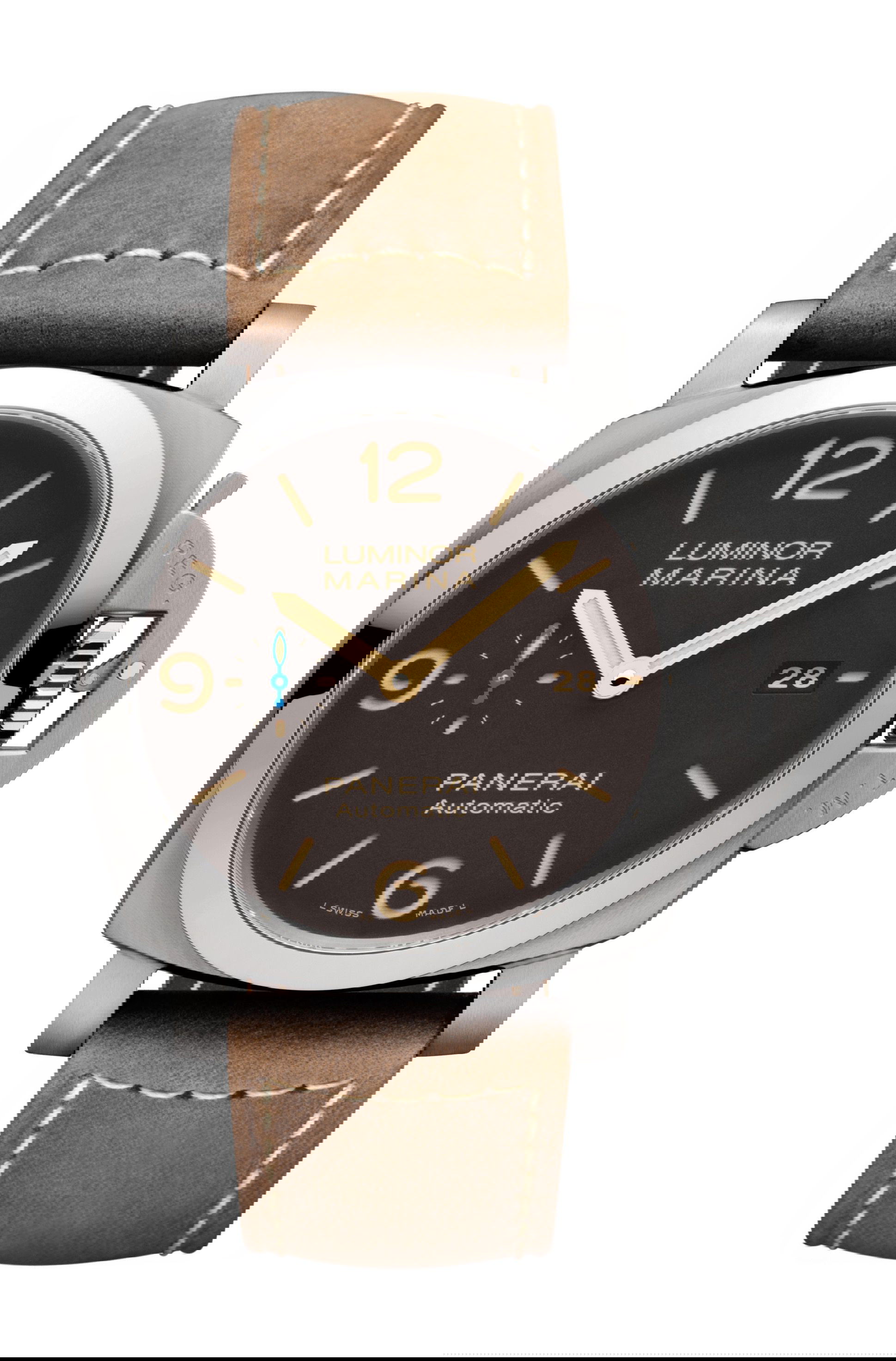 Panerai Luminor Marina luxury timepiece - detailed view