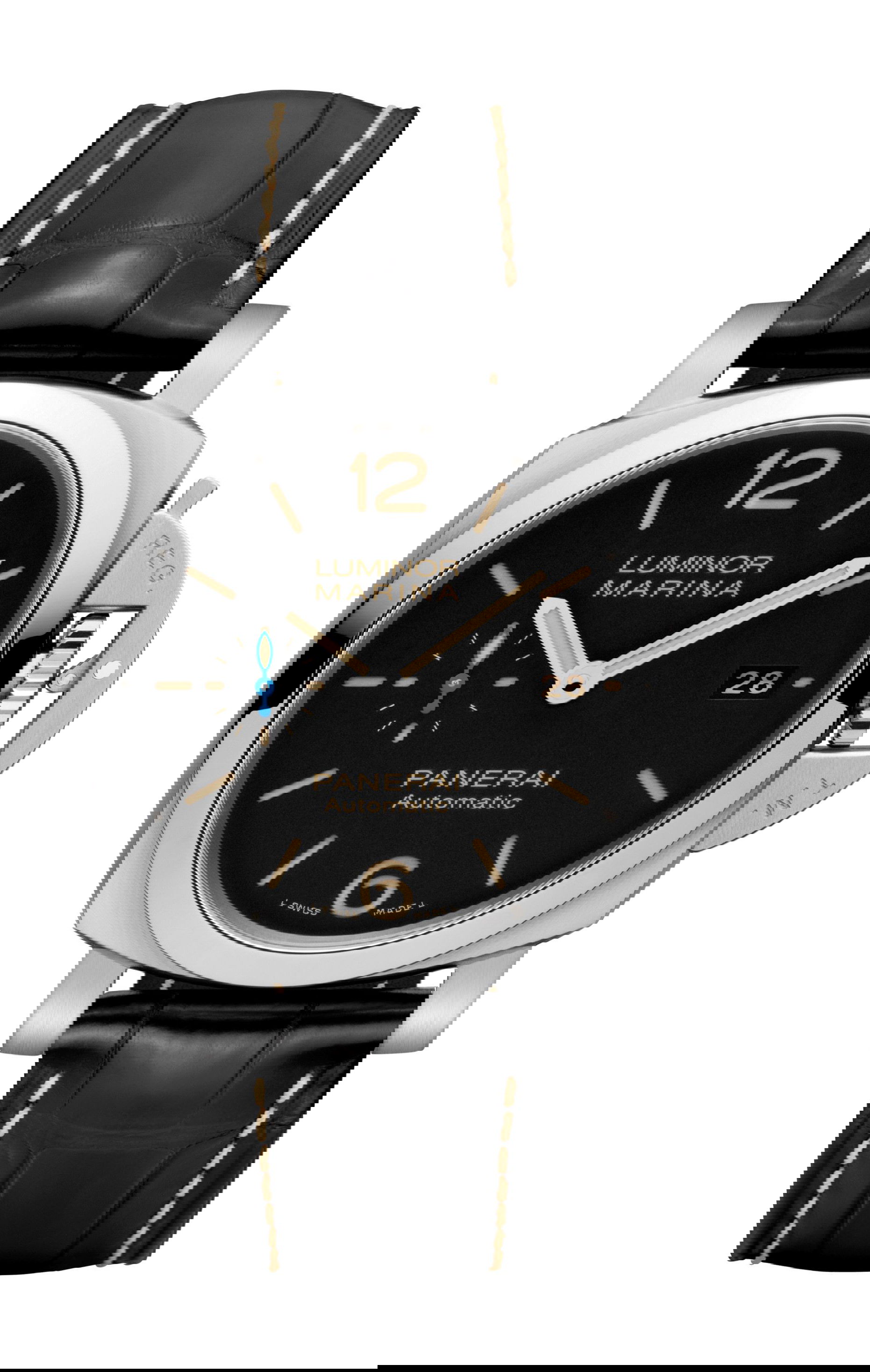 Panerai Luminor Marina luxury timepiece - detailed view