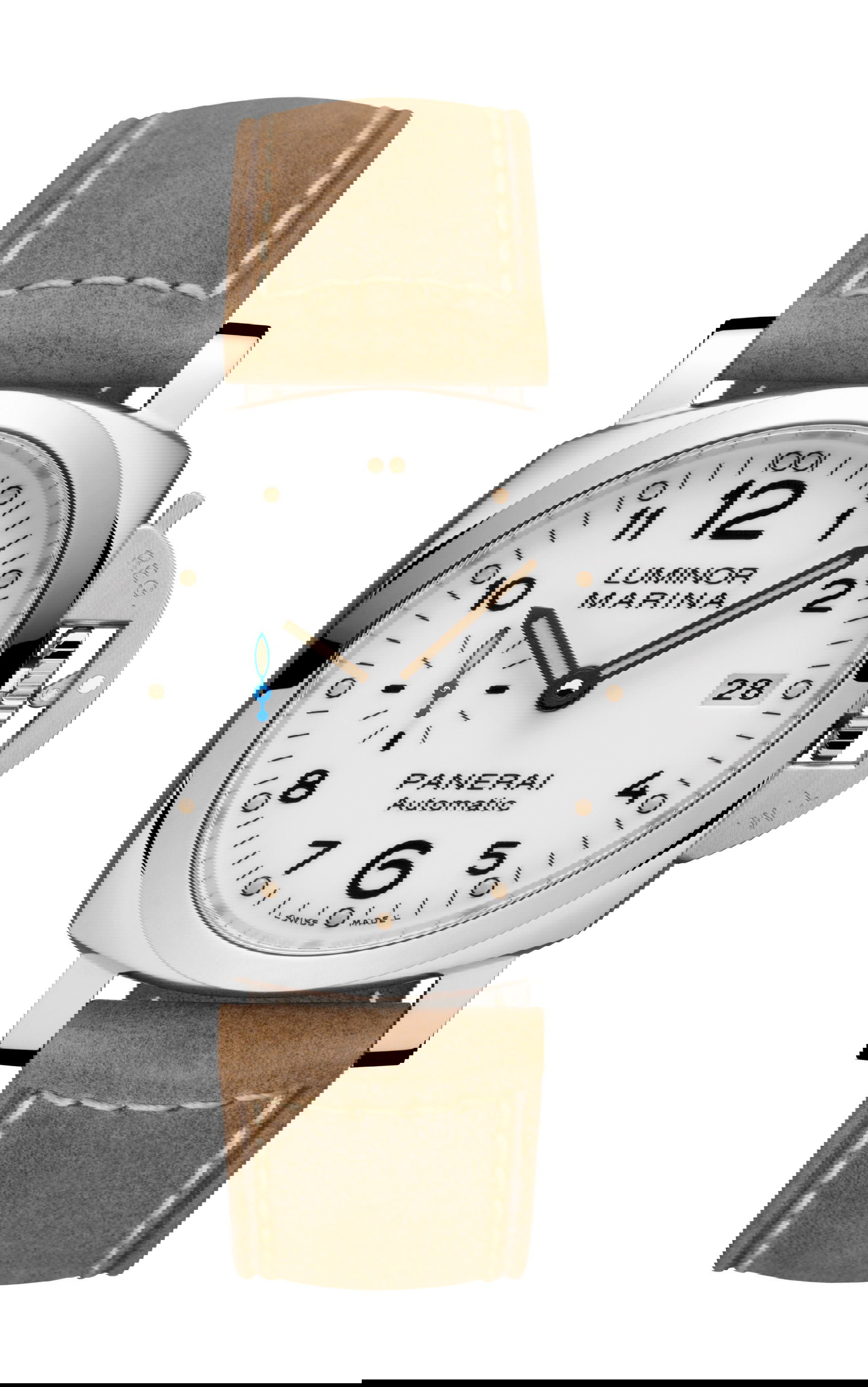 Panerai Luminor Marina luxury timepiece - detailed view