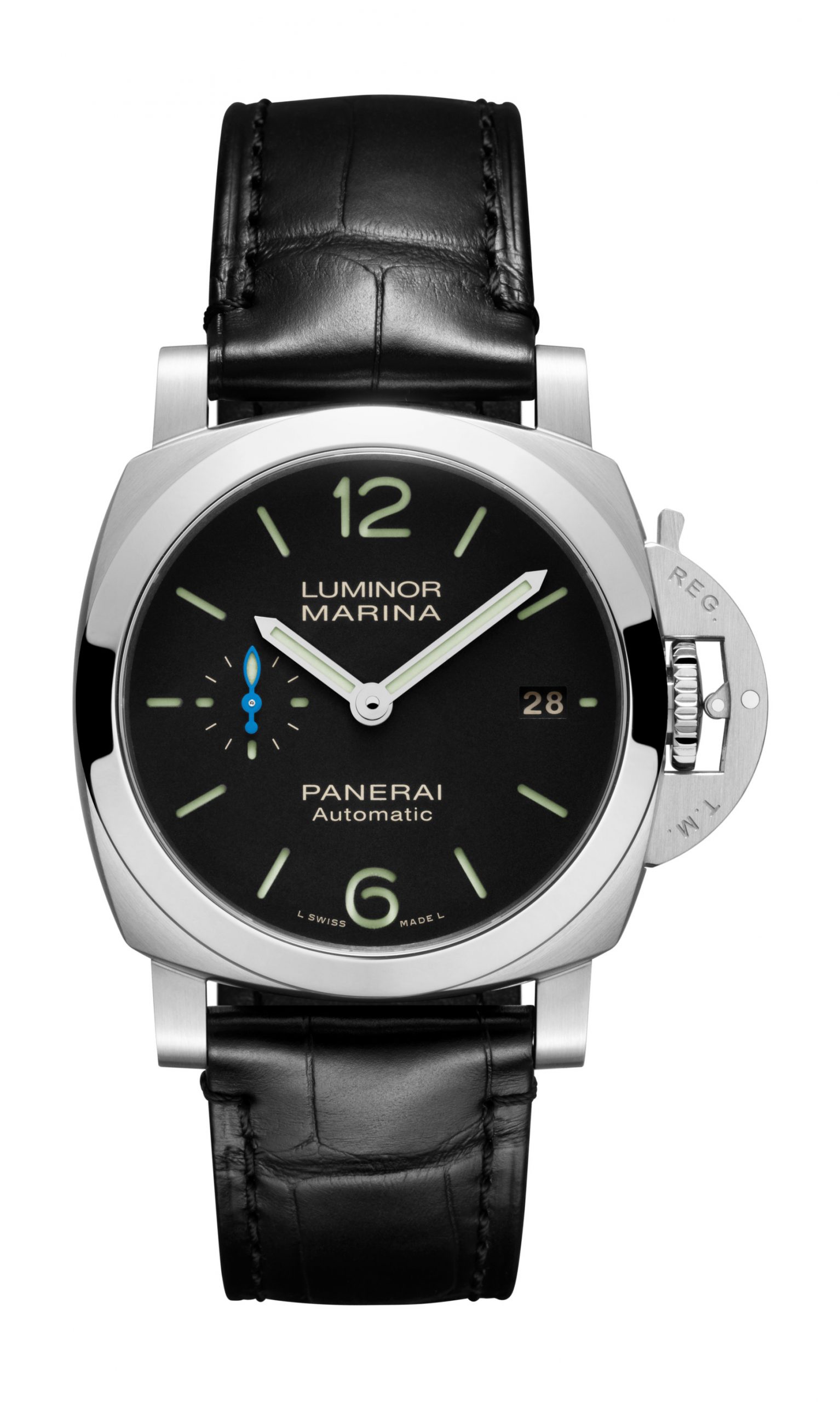 Panerai Luminor Marina Quaranta luxury timepiece - detailed view
