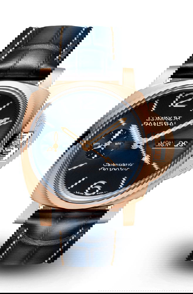 Panerai Luminor Perpetual Calendar Goldtech™ luxury timepiece - detailed view