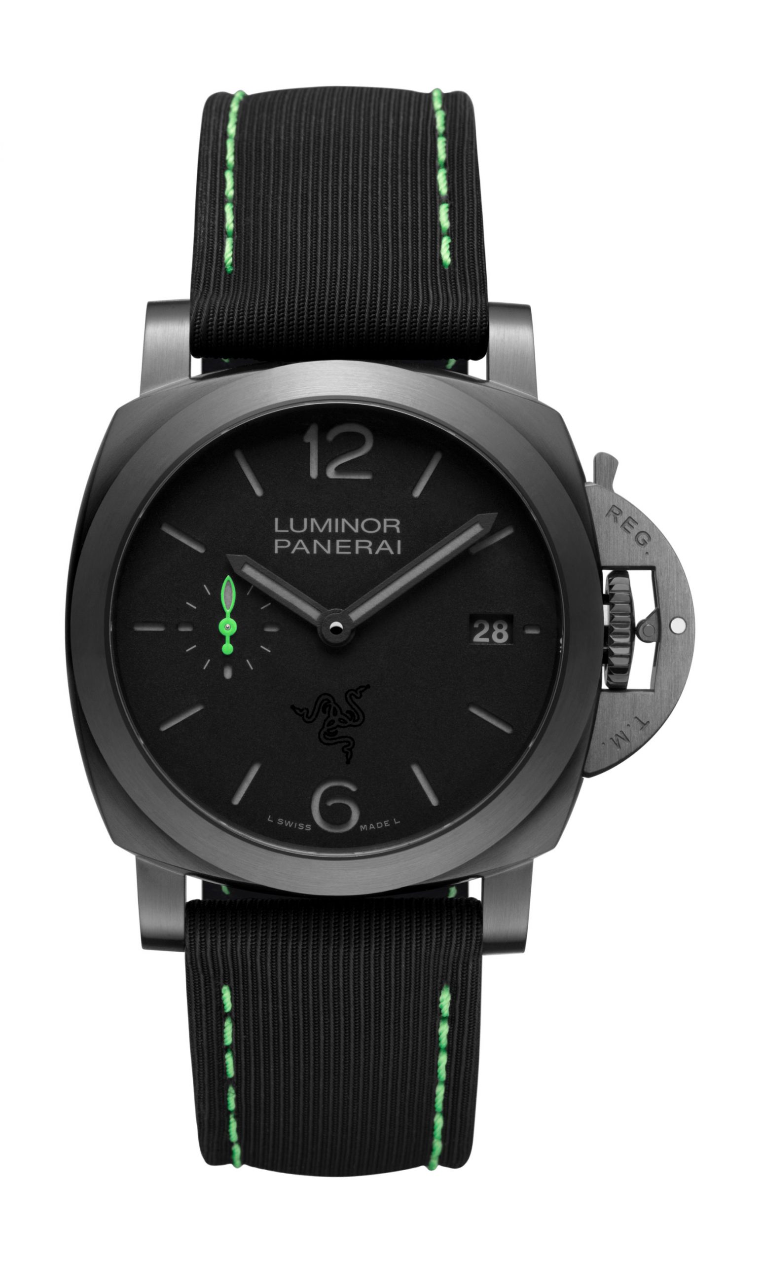 Panerai Luminor Quaranta Razer Special Edition luxury timepiece - detailed view