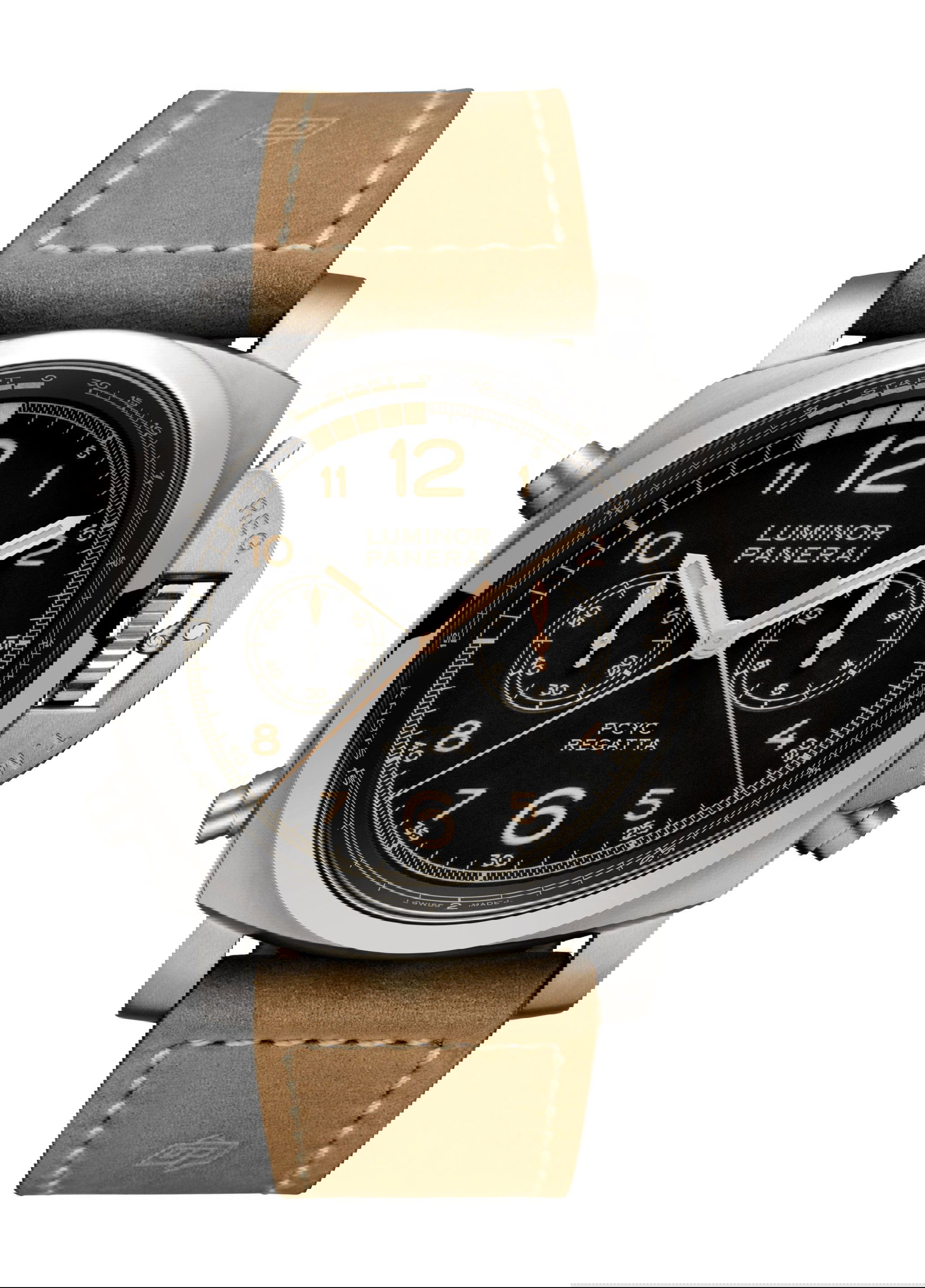 Panerai Luminor Regatta Chrono Flyback luxury timepiece - detailed view