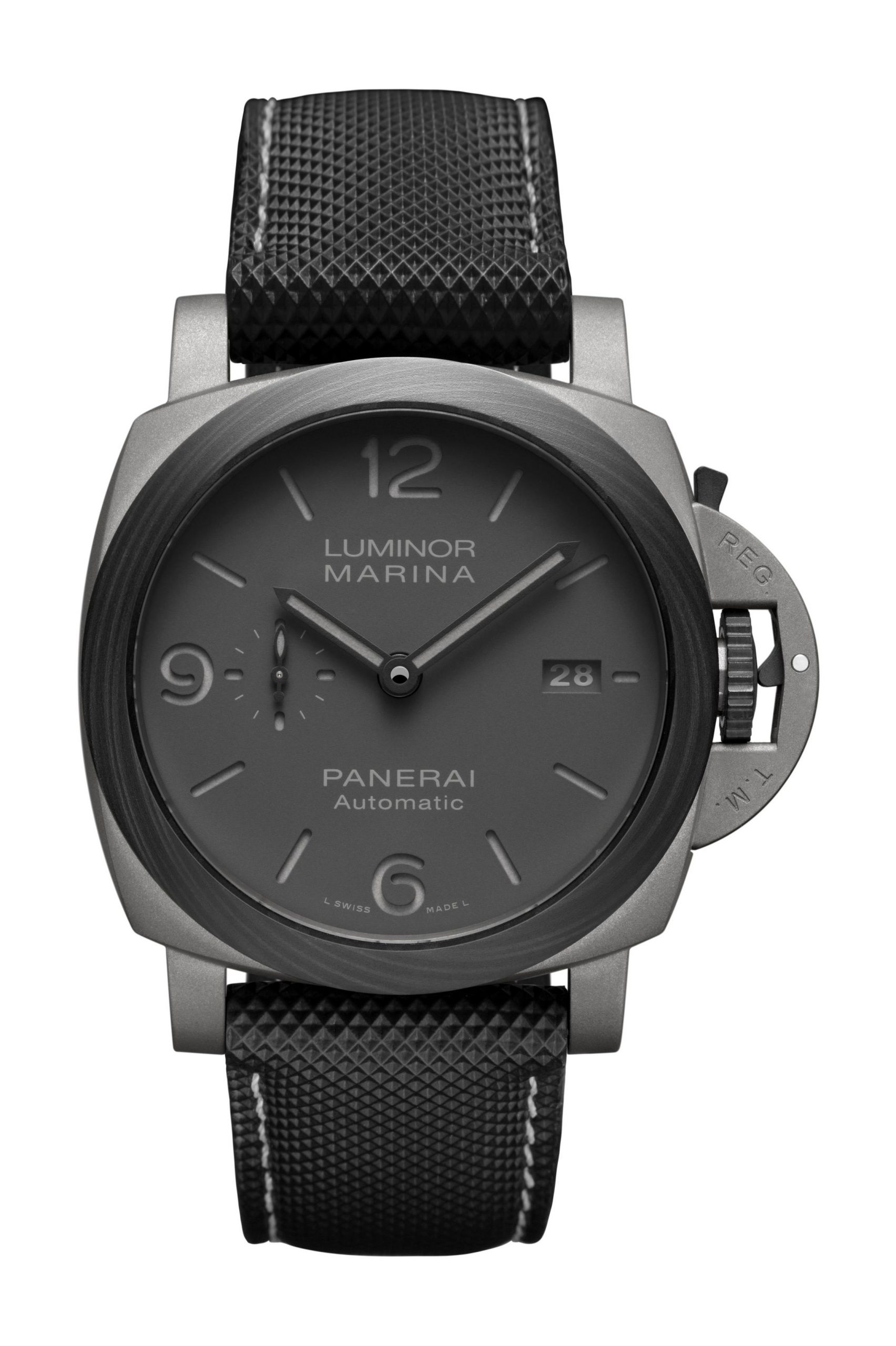 Panerai Luminor Marina Tuttogrigio luxury timepiece - detailed view