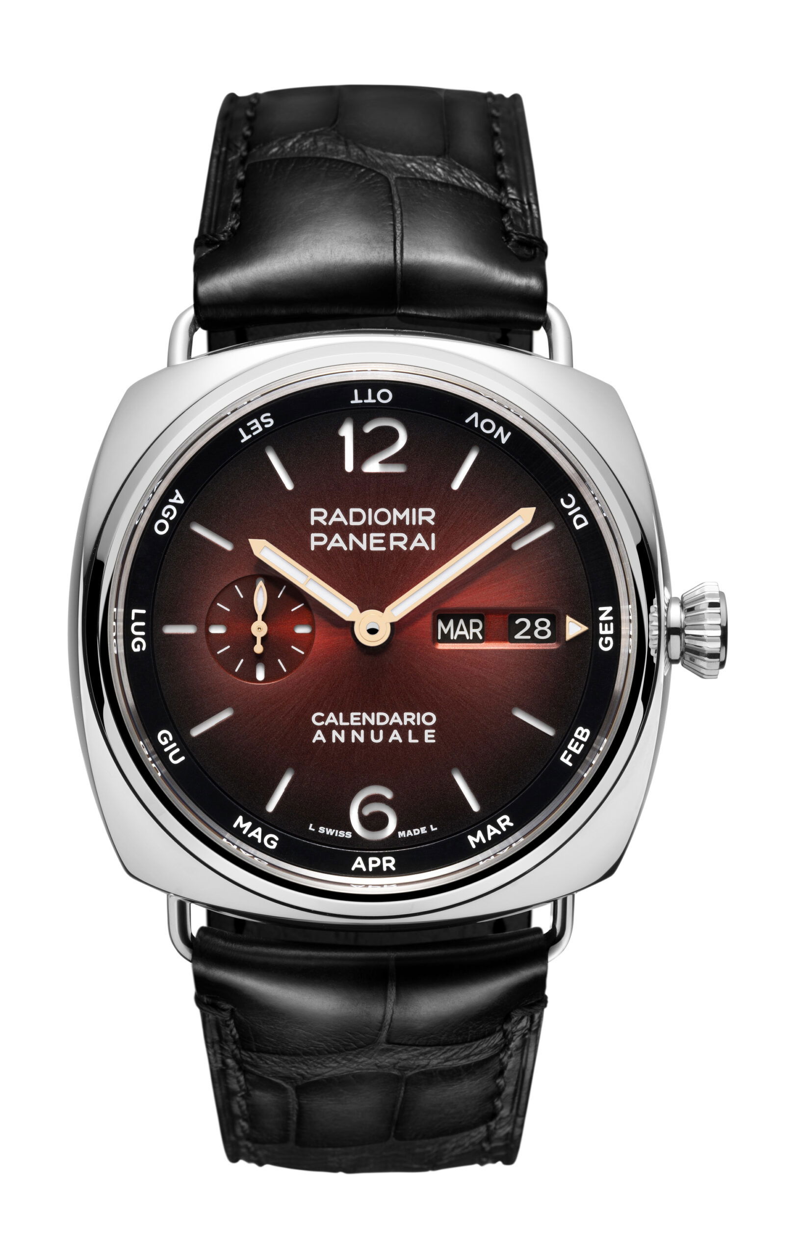 Panerai Radiomir Annual Calendar Platinumtech Experience luxury timepiece - detailed view