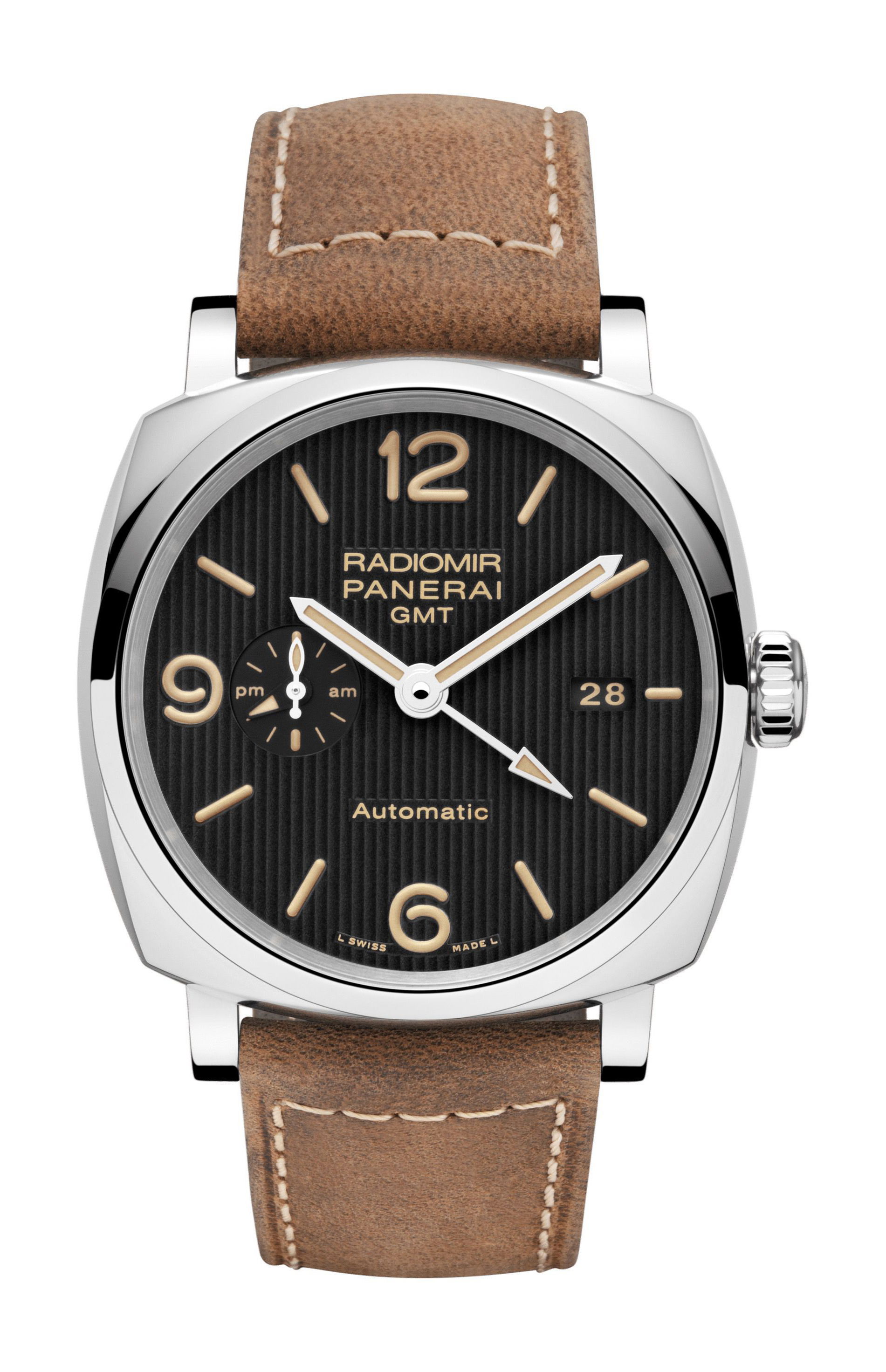 Panerai Radiomir GMT luxury timepiece - detailed view