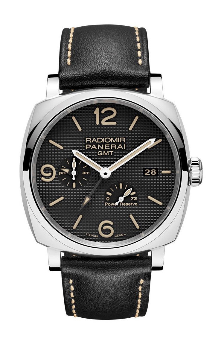 Panerai Radiomir GMT Power Reserve luxury timepiece - detailed view
