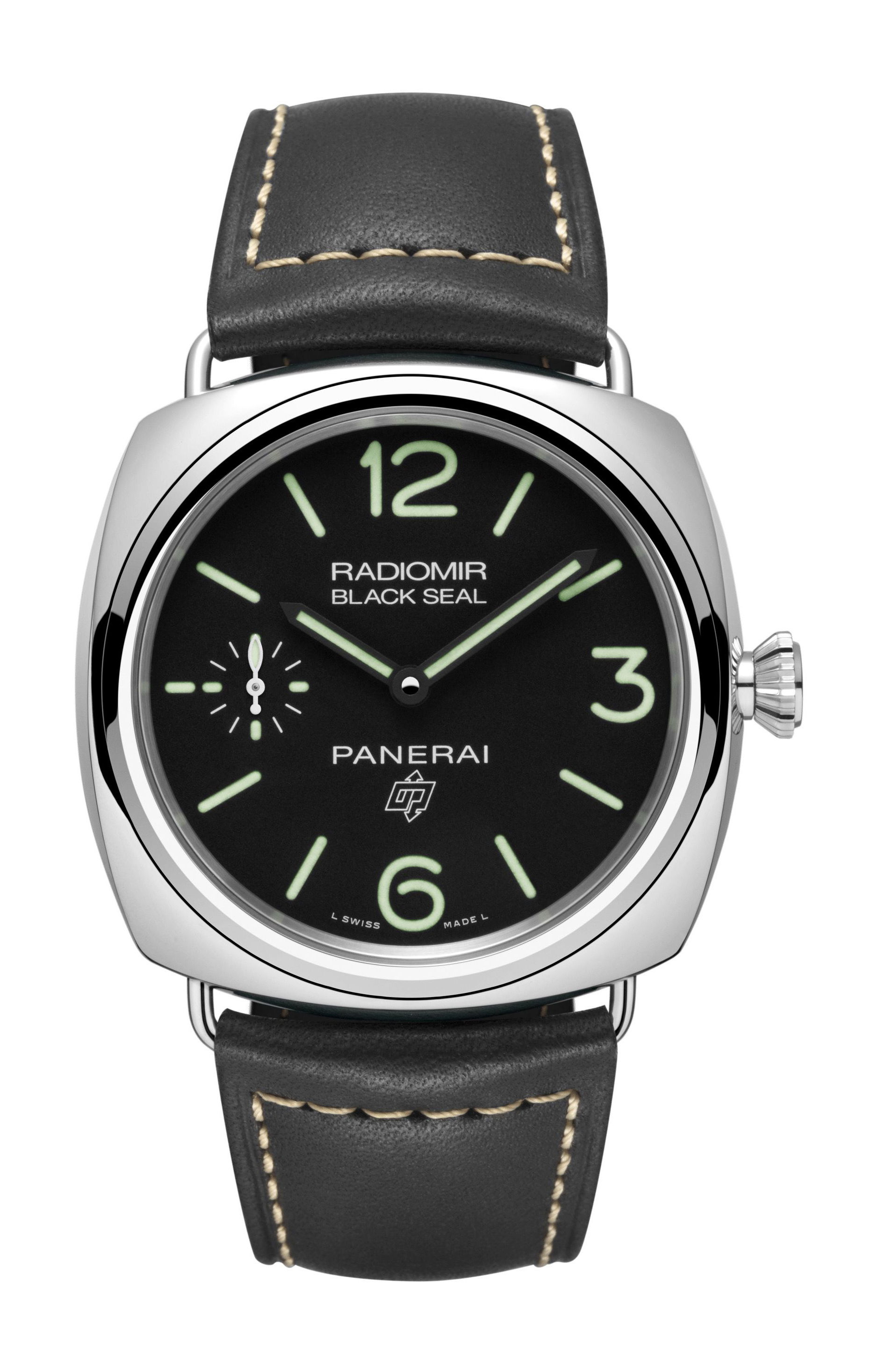 Panerai Radiomir Black Seal Logo luxury timepiece - detailed view