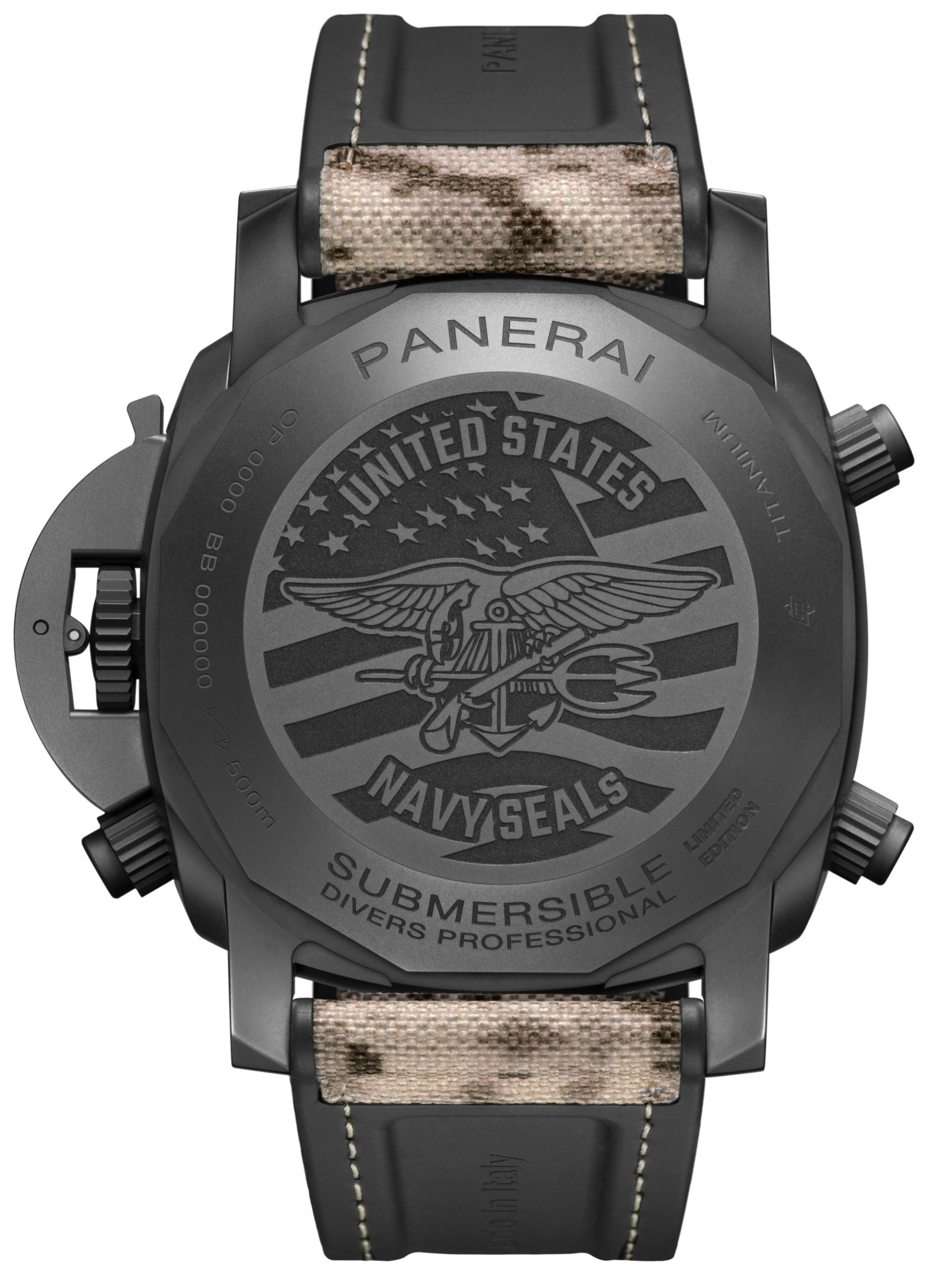 Panerai Submersible Chrono Navy SEALs Titanio - View 2