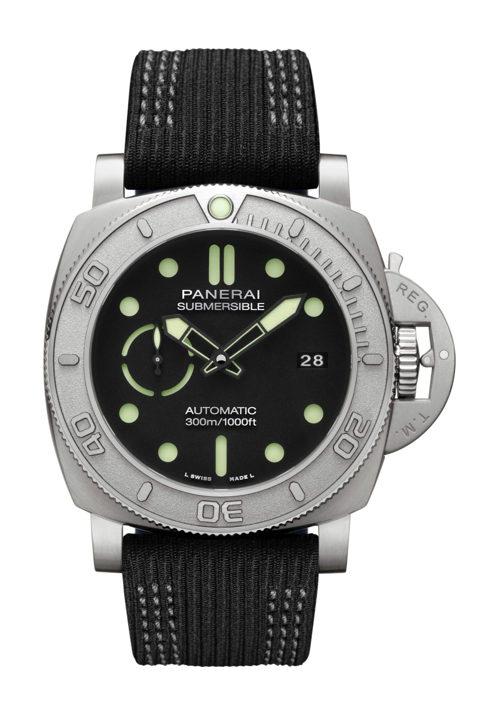 Panerai Submersible Mike Horn Edition luxury timepiece - detailed view