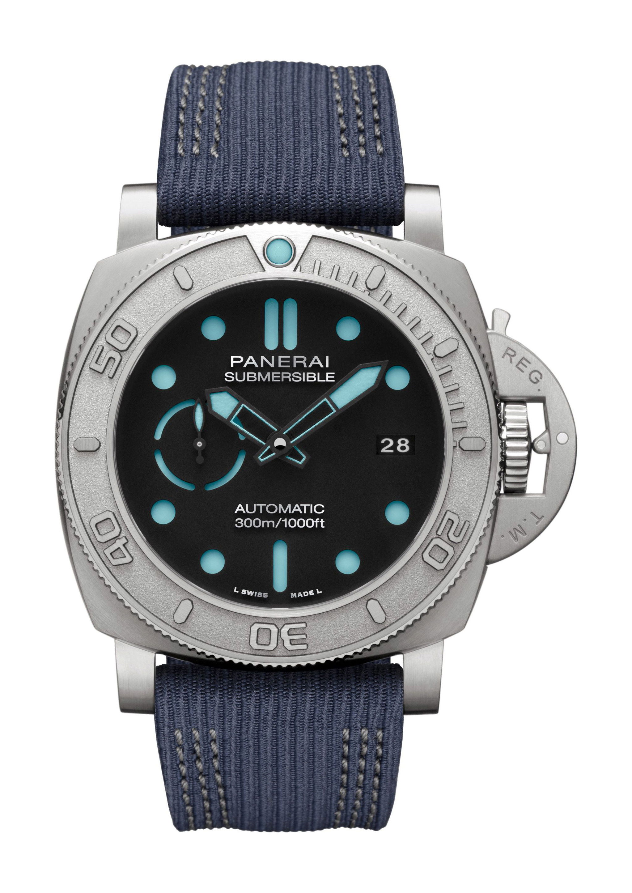 Panerai Submersible Mike Horn Edition luxury timepiece - detailed view