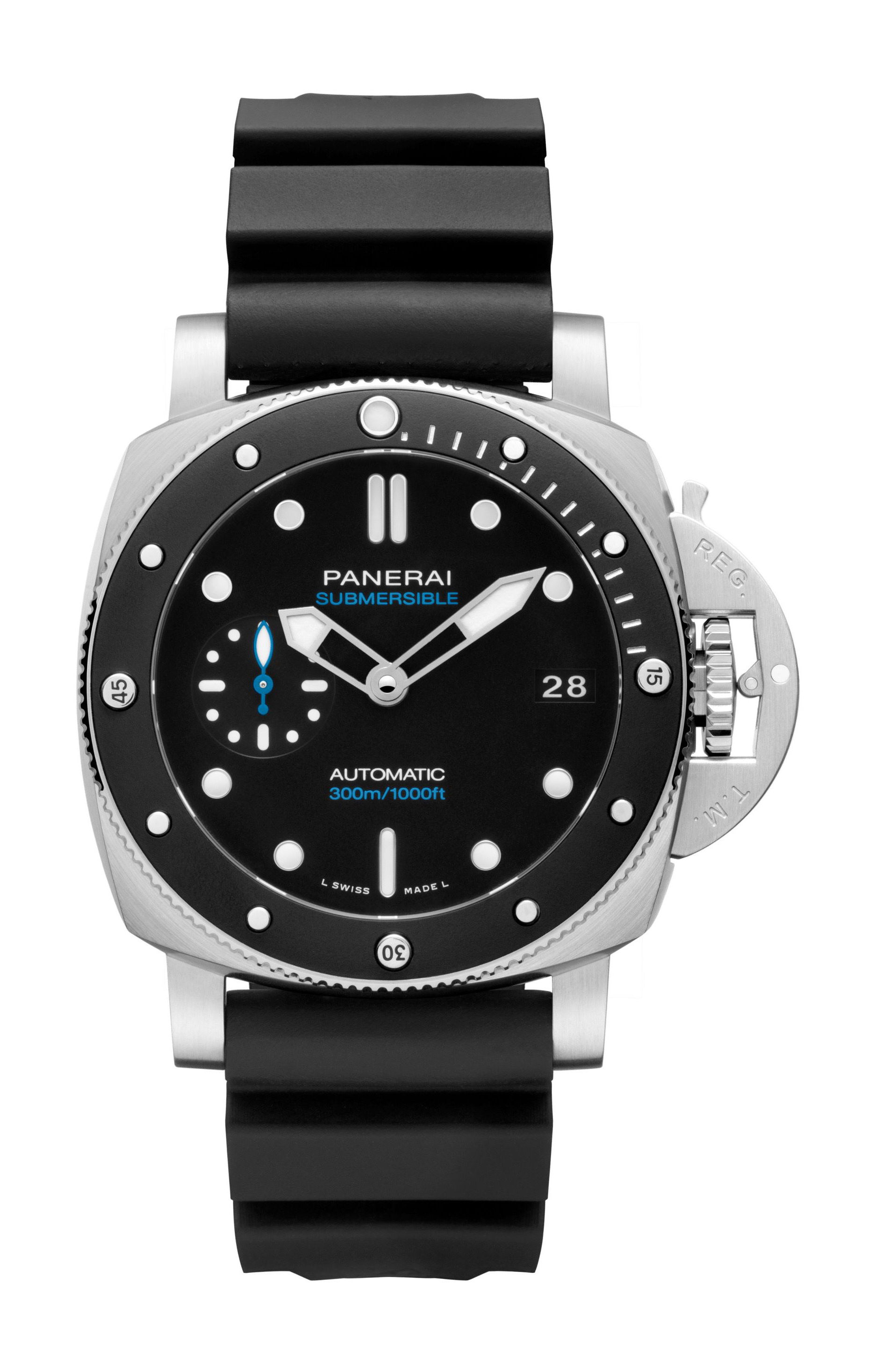 Panerai Submersible luxury timepiece - detailed view