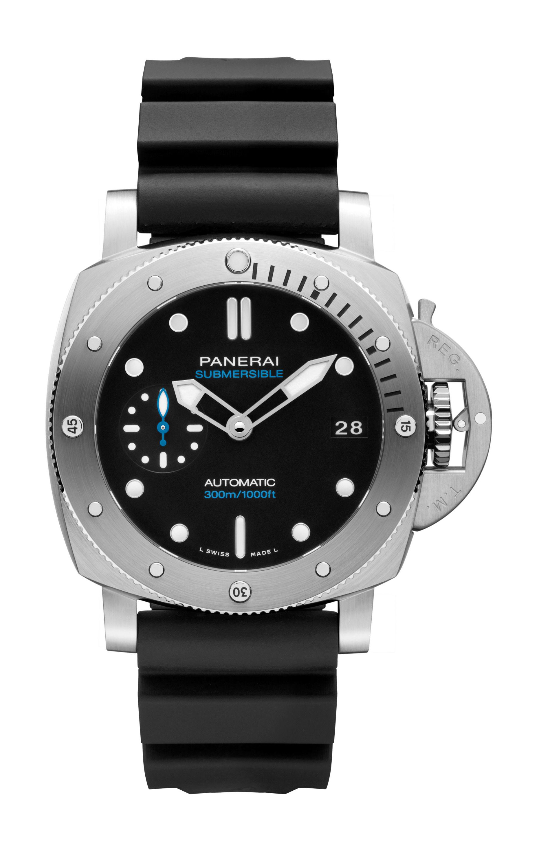 Panerai Submersible luxury timepiece - detailed view