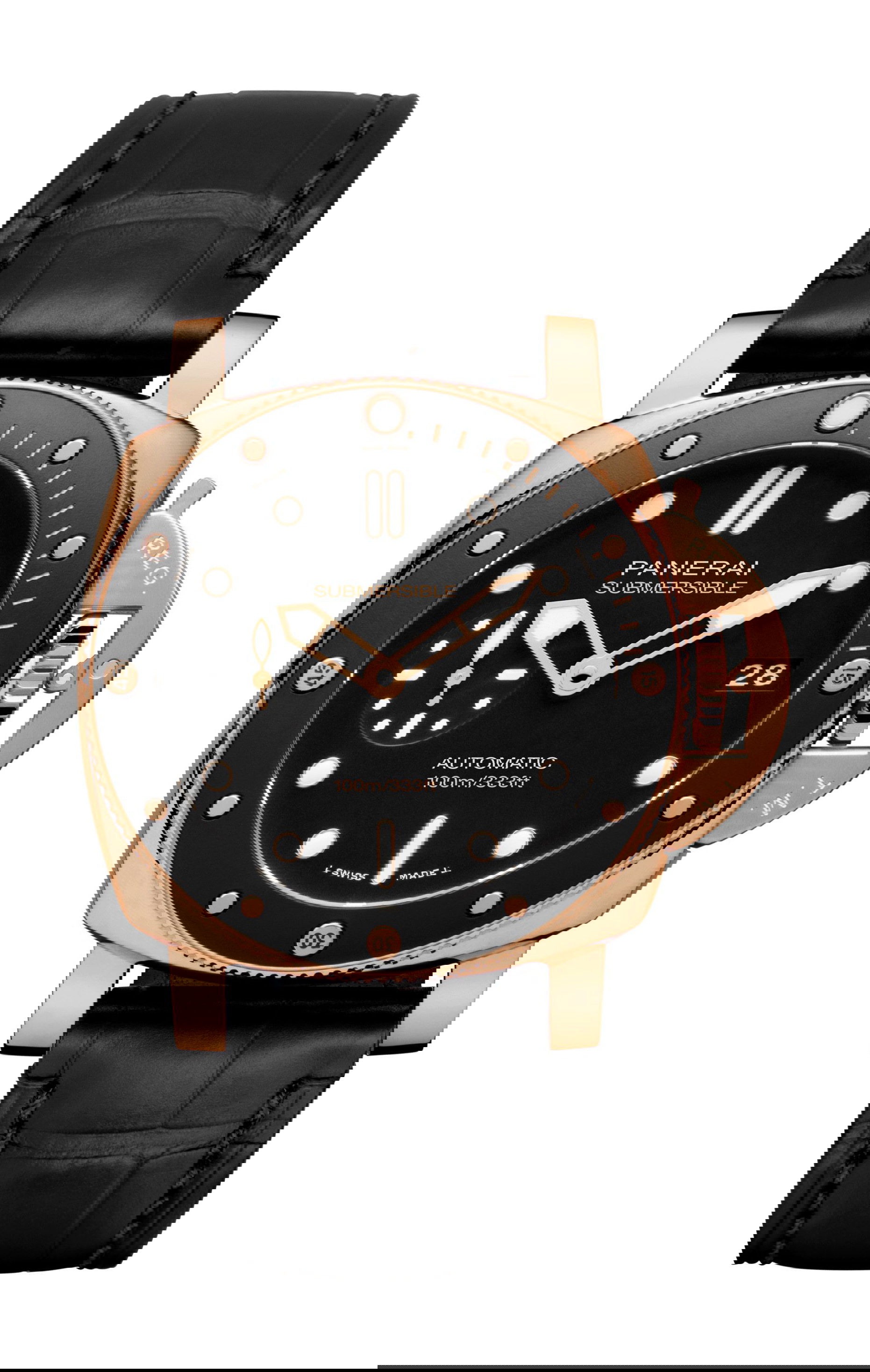 Panerai Submersible luxury timepiece - detailed view