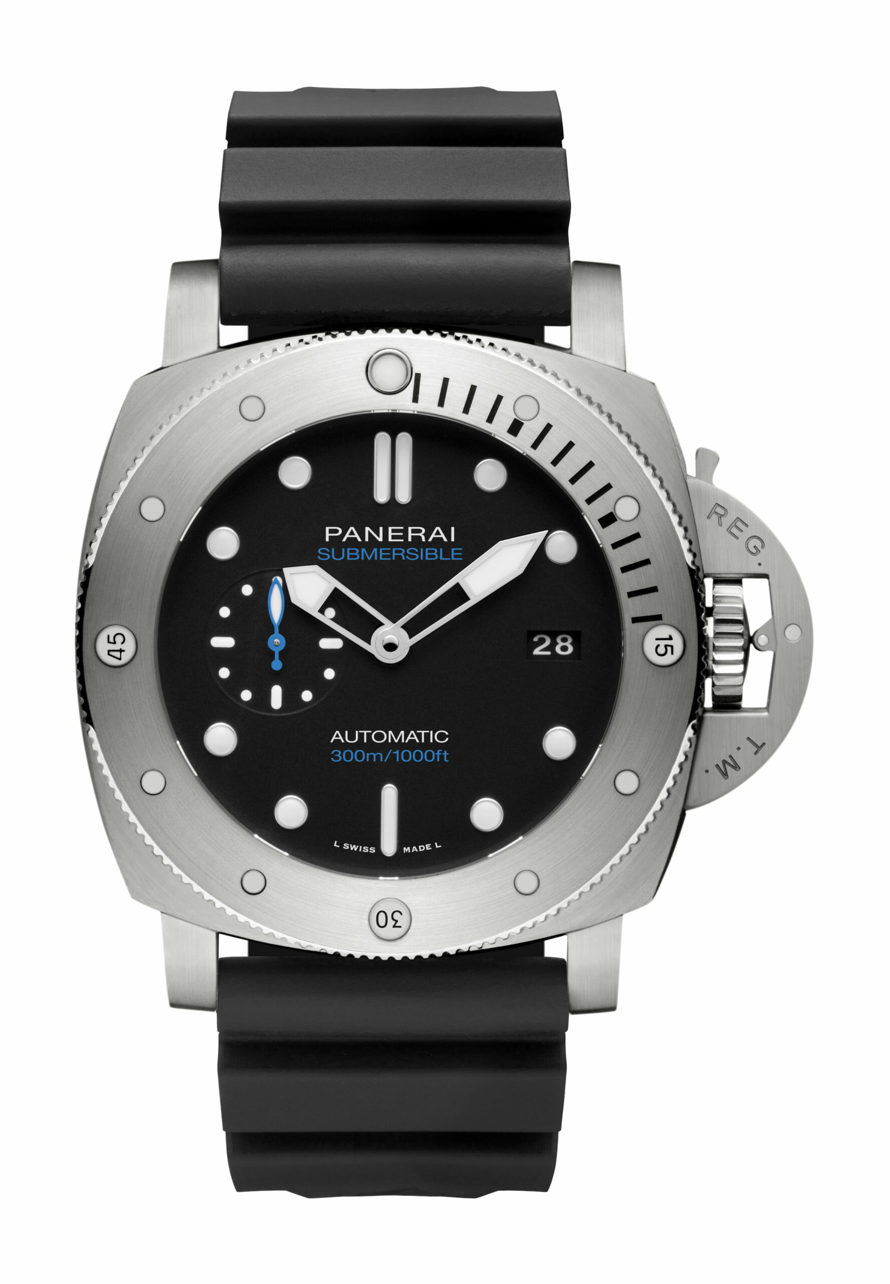 Panerai Submersible luxury timepiece - detailed view