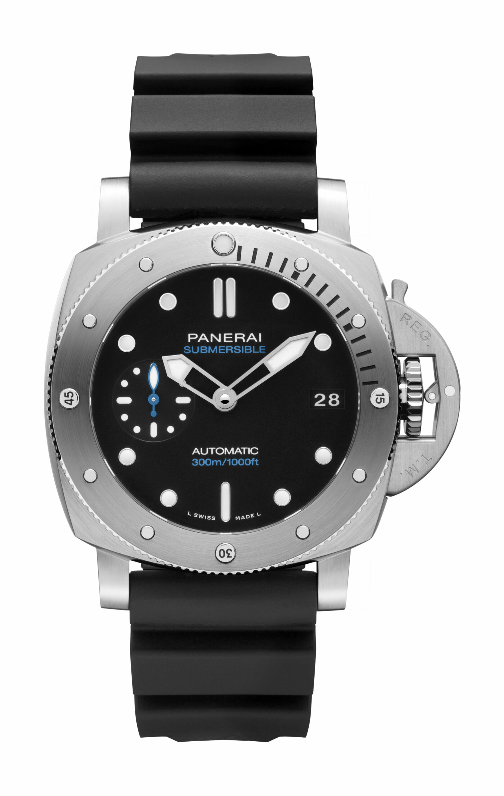 Panerai Submersible luxury timepiece - detailed view