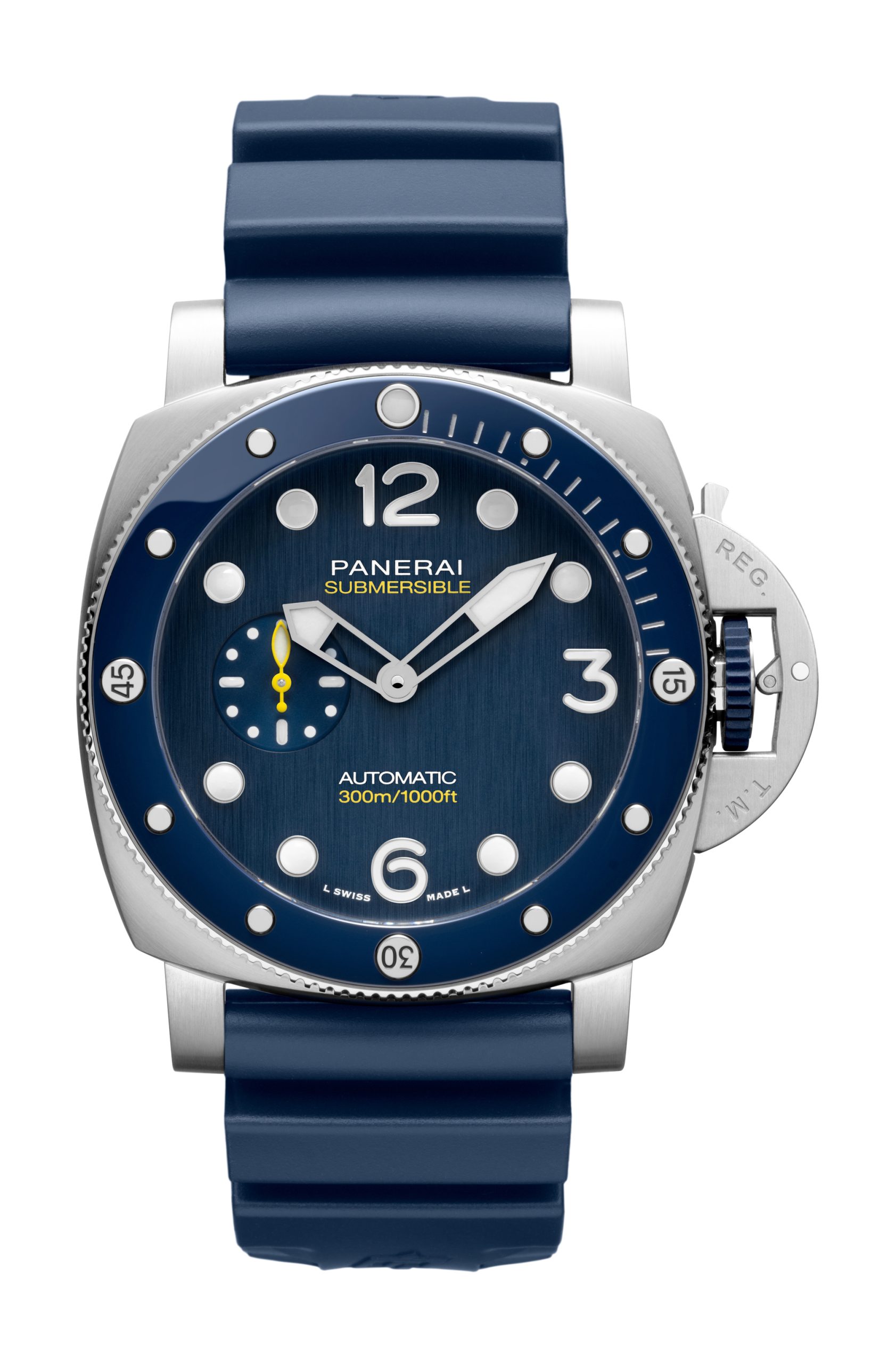 Panerai Submersible QuarantaQuattro Mike Horn Edition luxury timepiece - detailed view