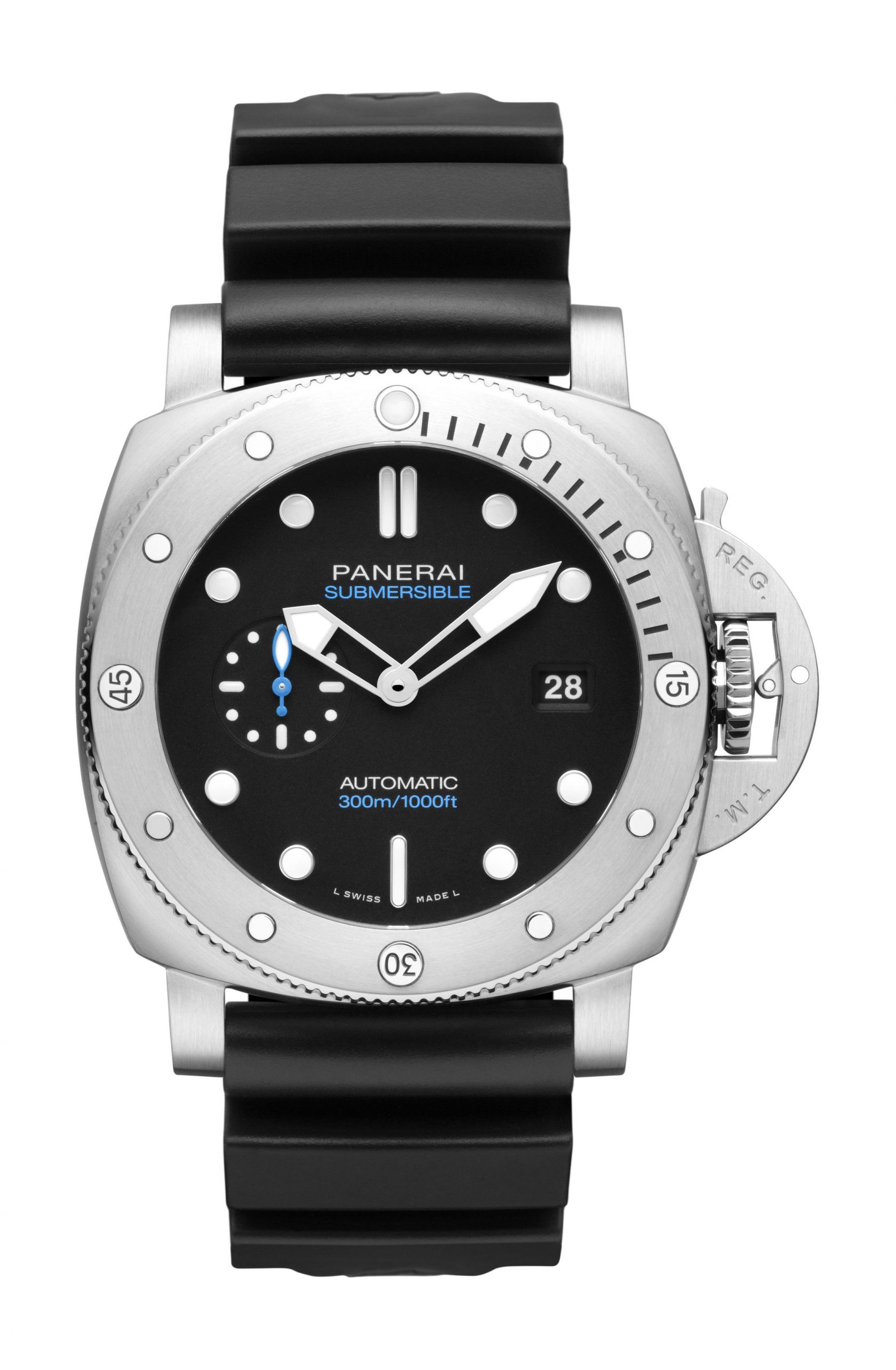 Panerai Submersible QuarantaQuattro luxury timepiece - detailed view