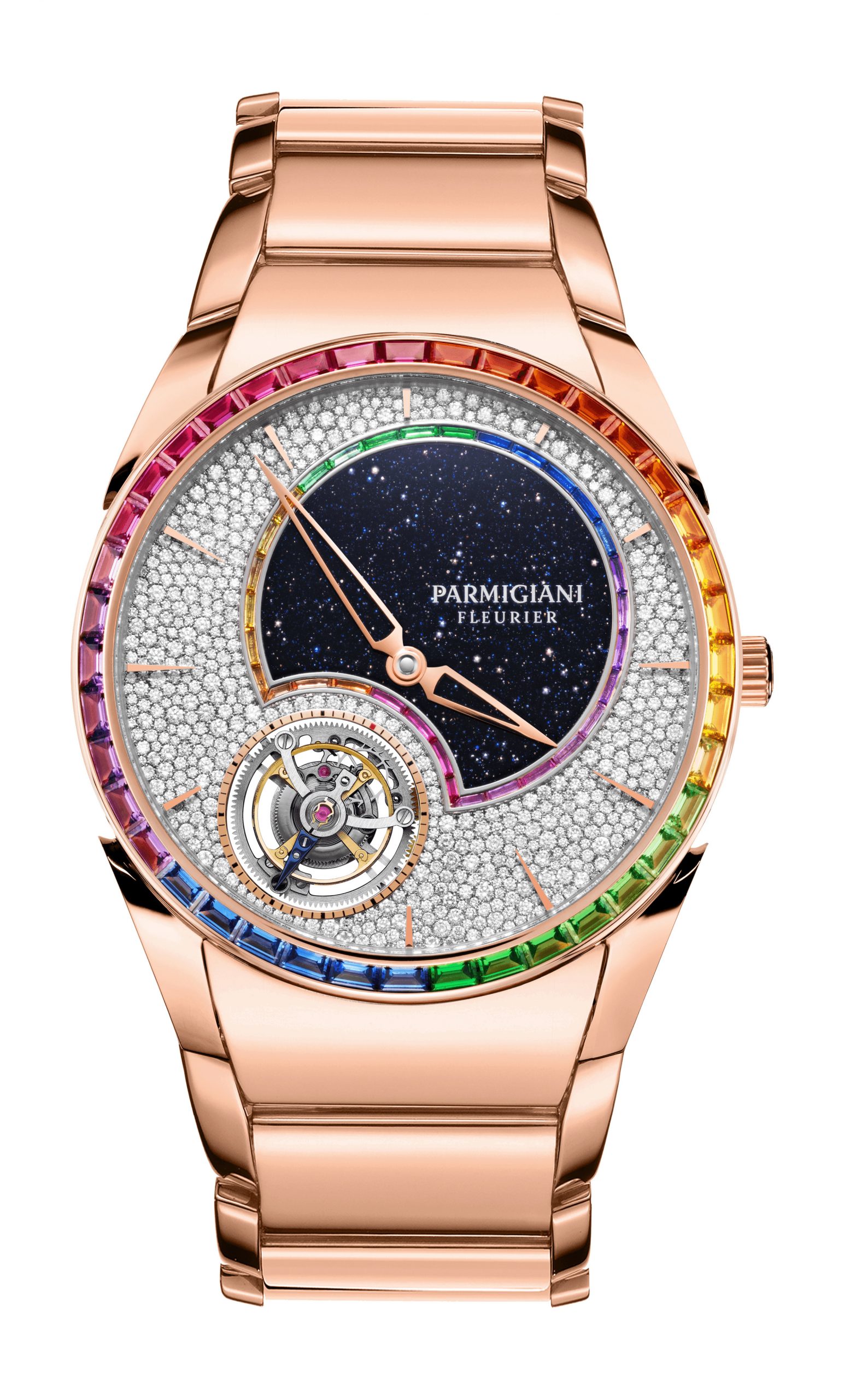 Parmigiani Fleurier Tonda 1950 Flying Tourbillon Double Rainbow watch