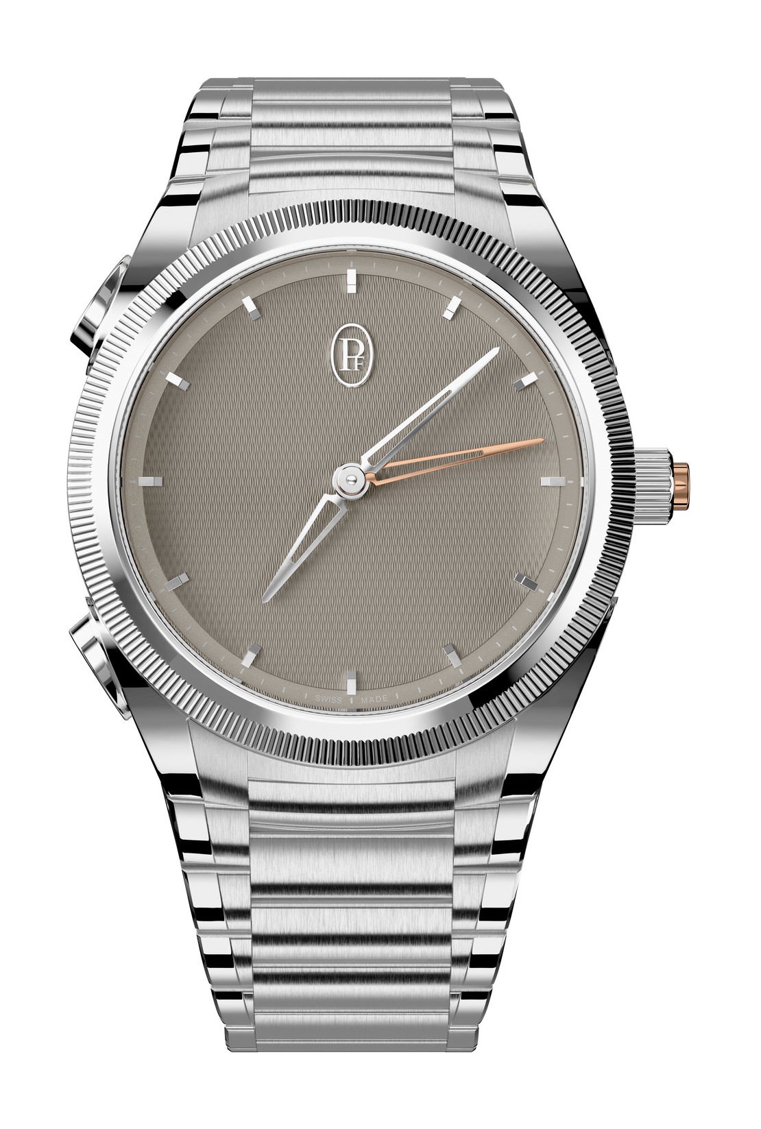Parmigiani Fleurier Tonda PF Minute Rattrapante luxury timepiece - detailed view