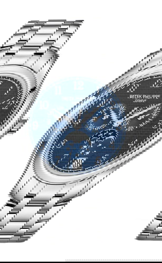 Patek Philippe Complications Annual Calendar luxury timepiece - detailed view