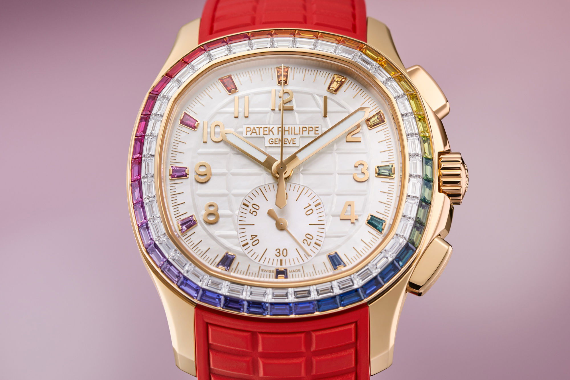 Patek Philippe Aquanaut Luce “Rainbow” Chronograph - View 3