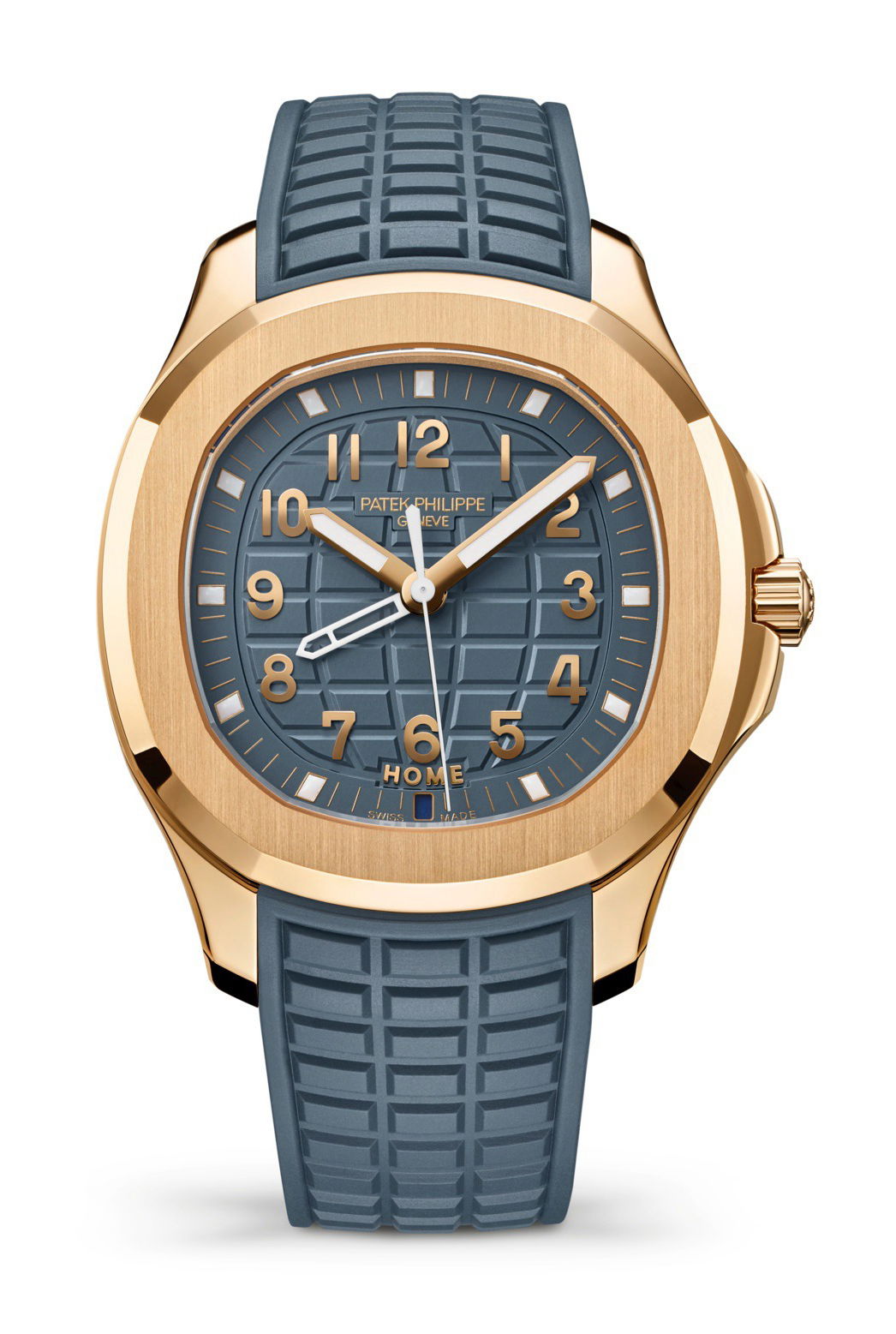 Patek Philippe Aquanaut Travel Time luxury timepiece - detailed view