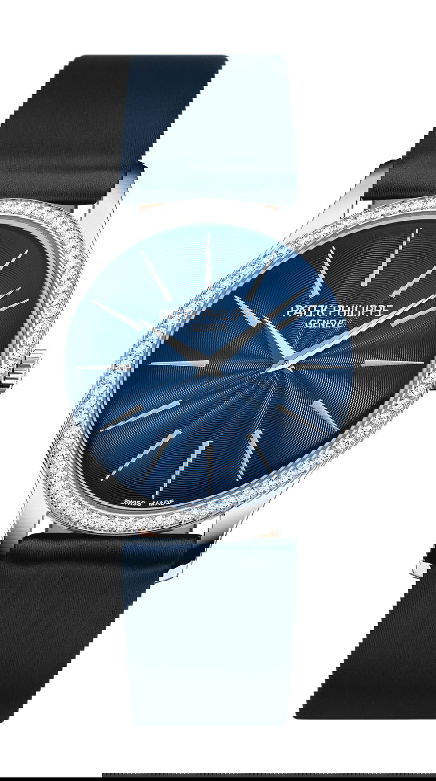 Patek Philippe Calatrava luxury timepiece - detailed view