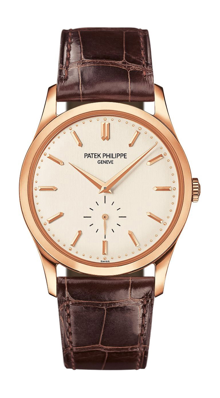 Patek Philippe Calatrava luxury timepiece - detailed view