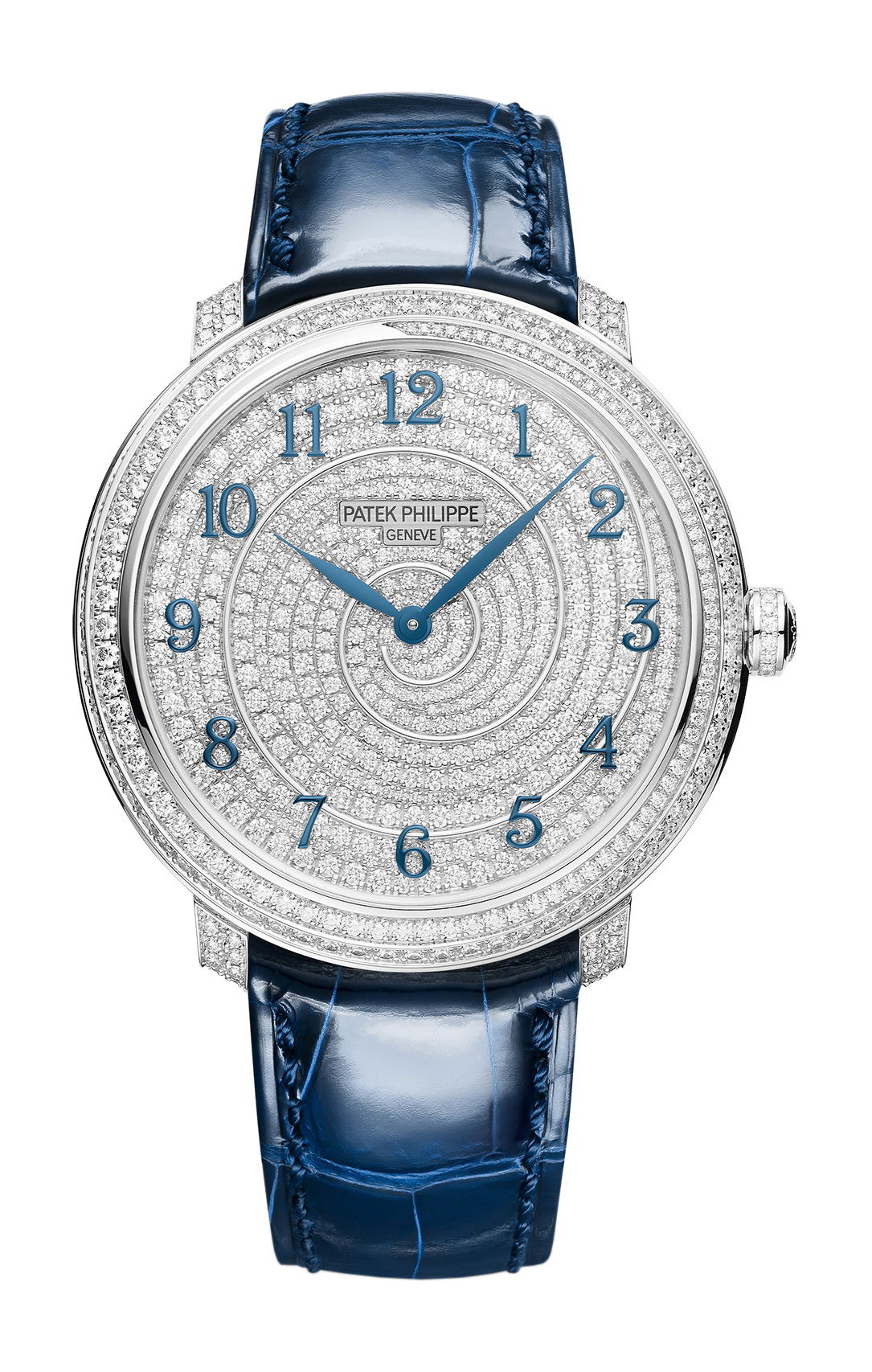 Patek Philippe Calatrava Diamond Ribbon Joaillerie luxury timepiece - detailed view