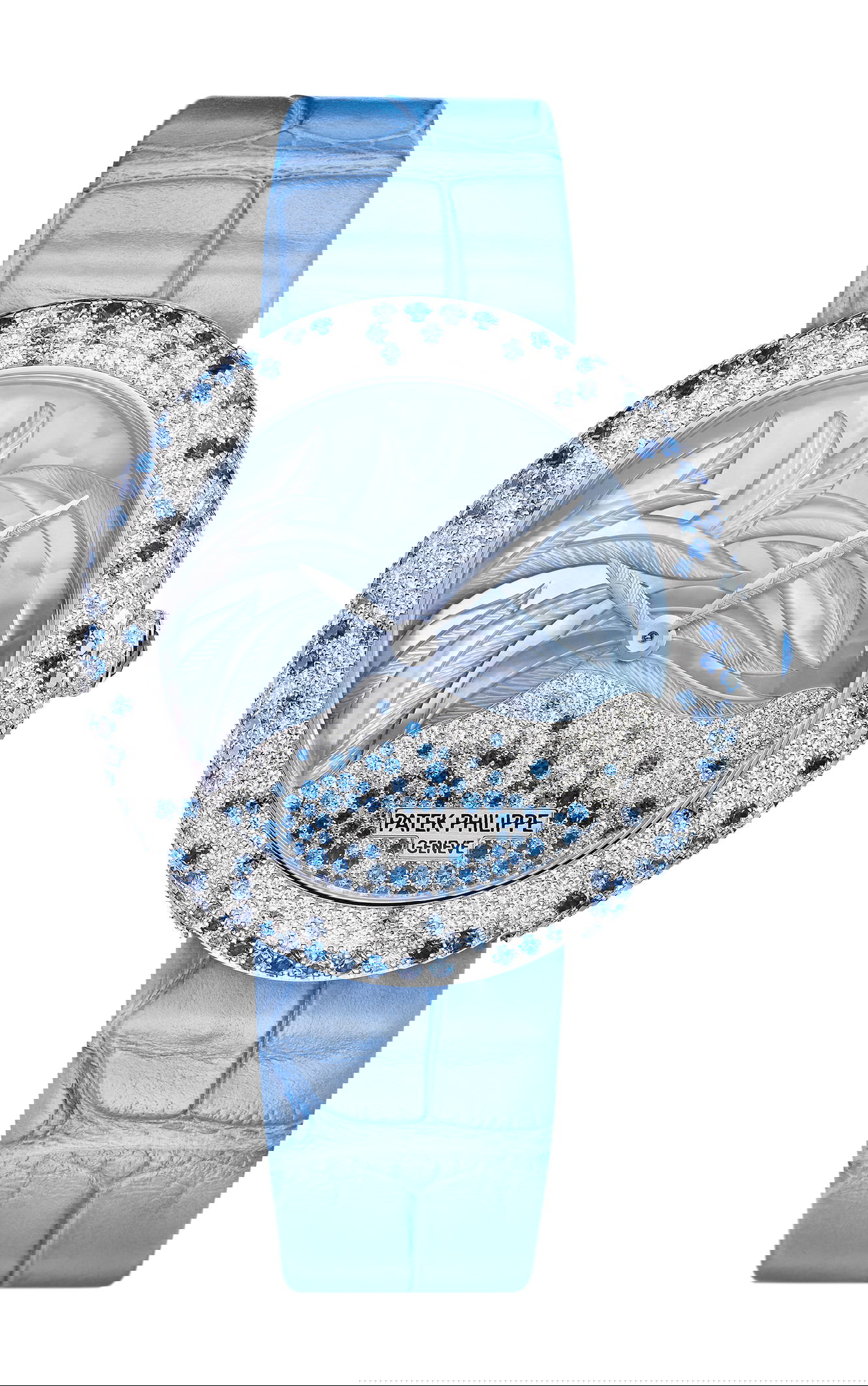 Patek Philippe Calatrava Haute Joaillerie luxury timepiece - detailed view