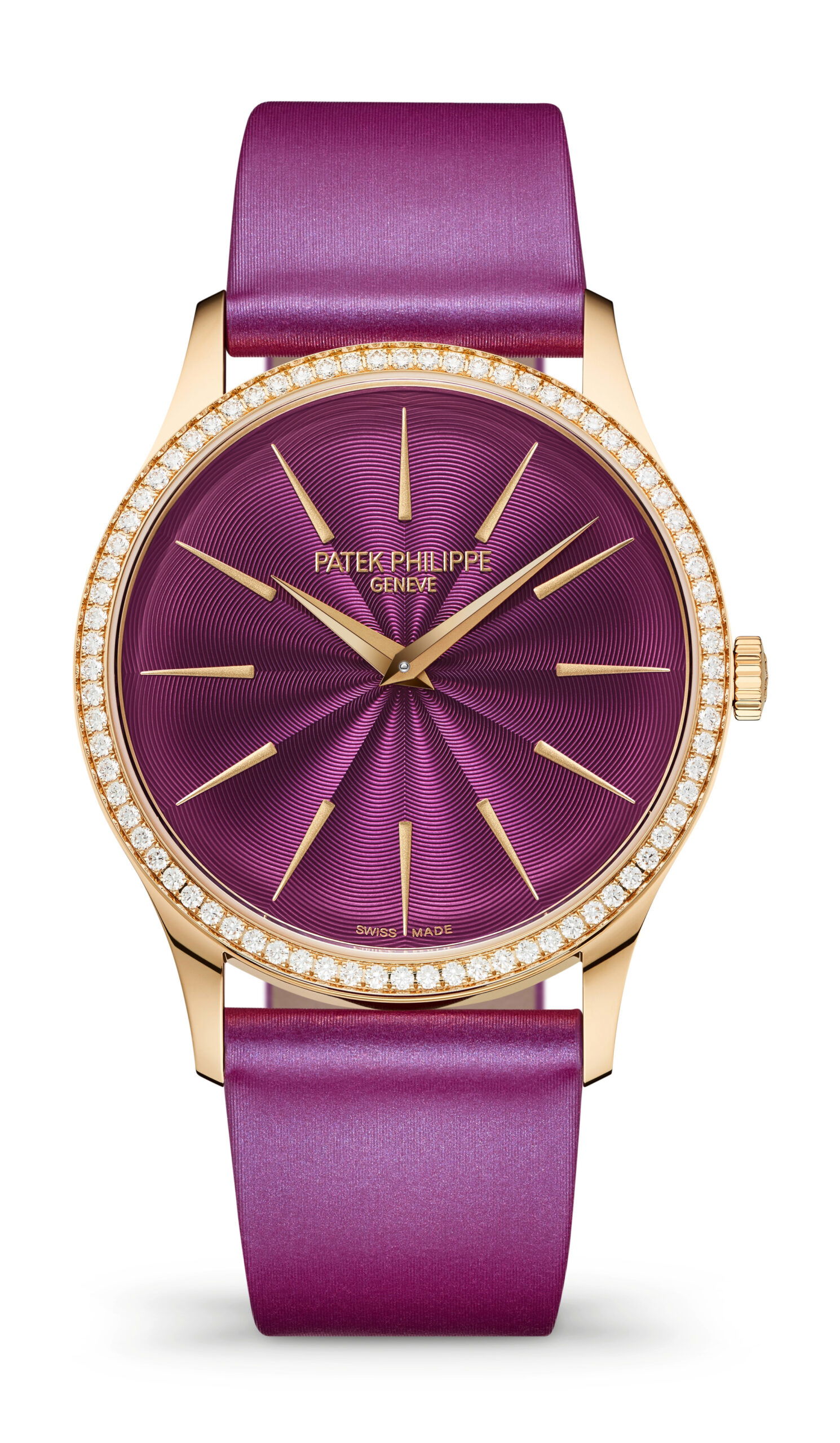 Patek Philippe Calatrava Ladies Joaillerie luxury timepiece - detailed view