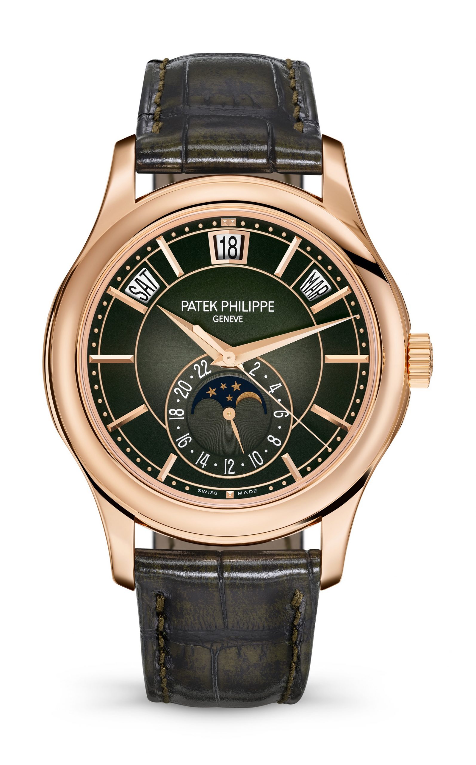Patek Philippe Complications 5205R luxury timepiece - detailed view