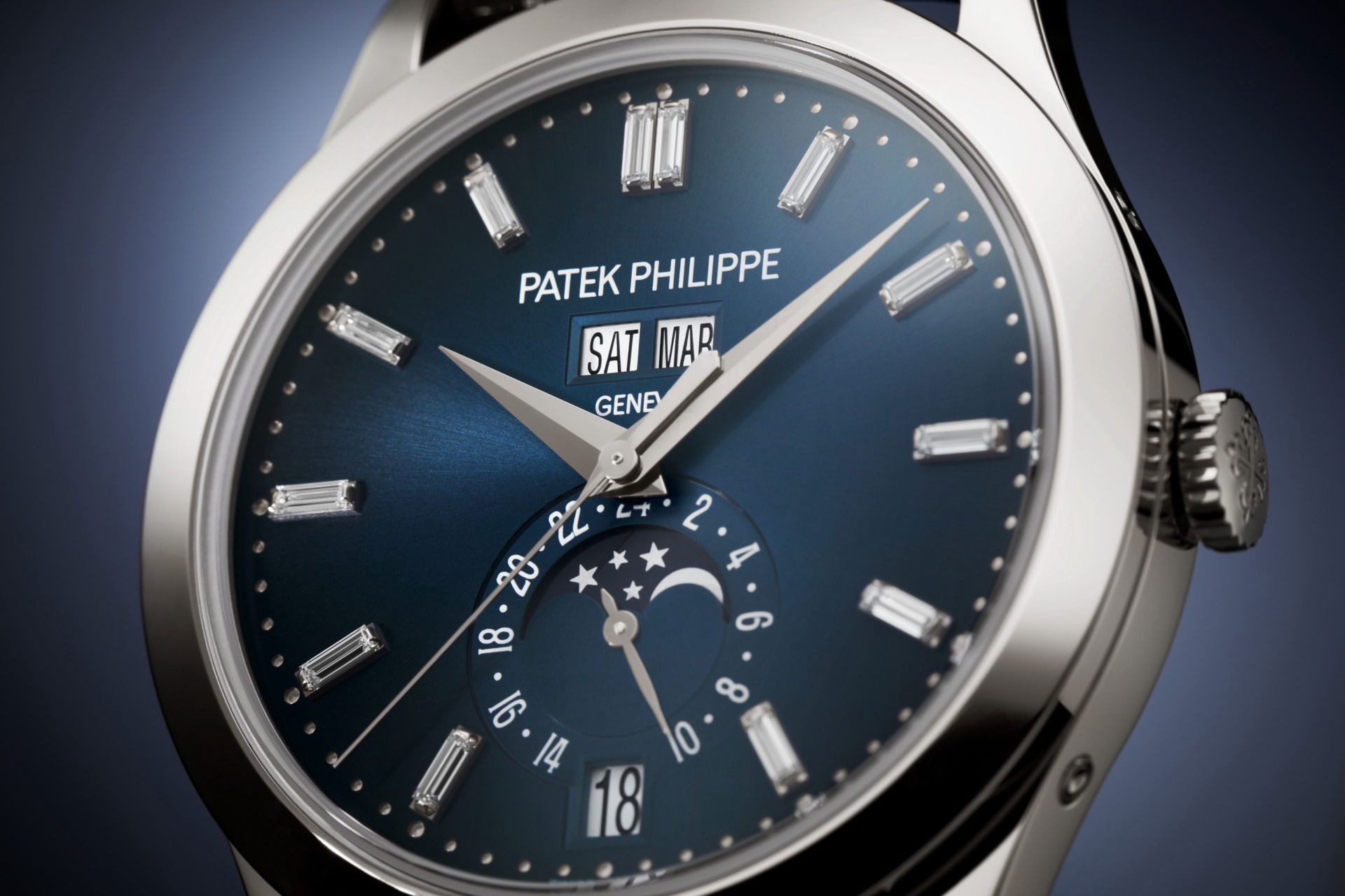 Patek Philippe Complications Annual Calendar Moon Phases - View 3