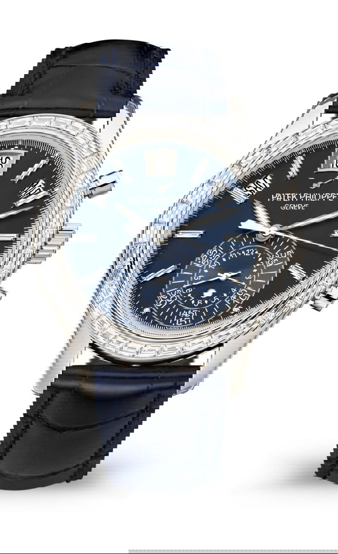 Patek Philippe Complications Chronograph, Annual Calendar luxury timepiece - detailed view