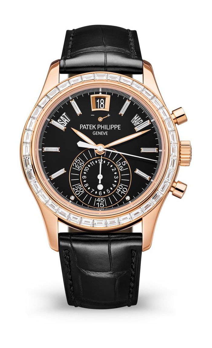 Patek Philippe Complications Chronograph, Annual Calendar luxury timepiece - detailed view