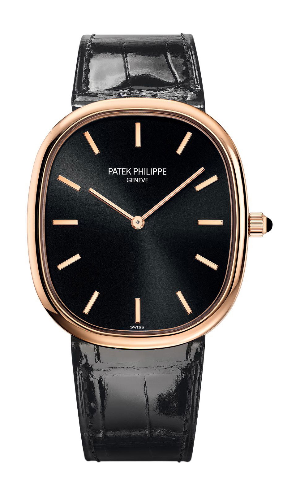 Patek Philippe Golden Ellipse luxury timepiece - detailed view