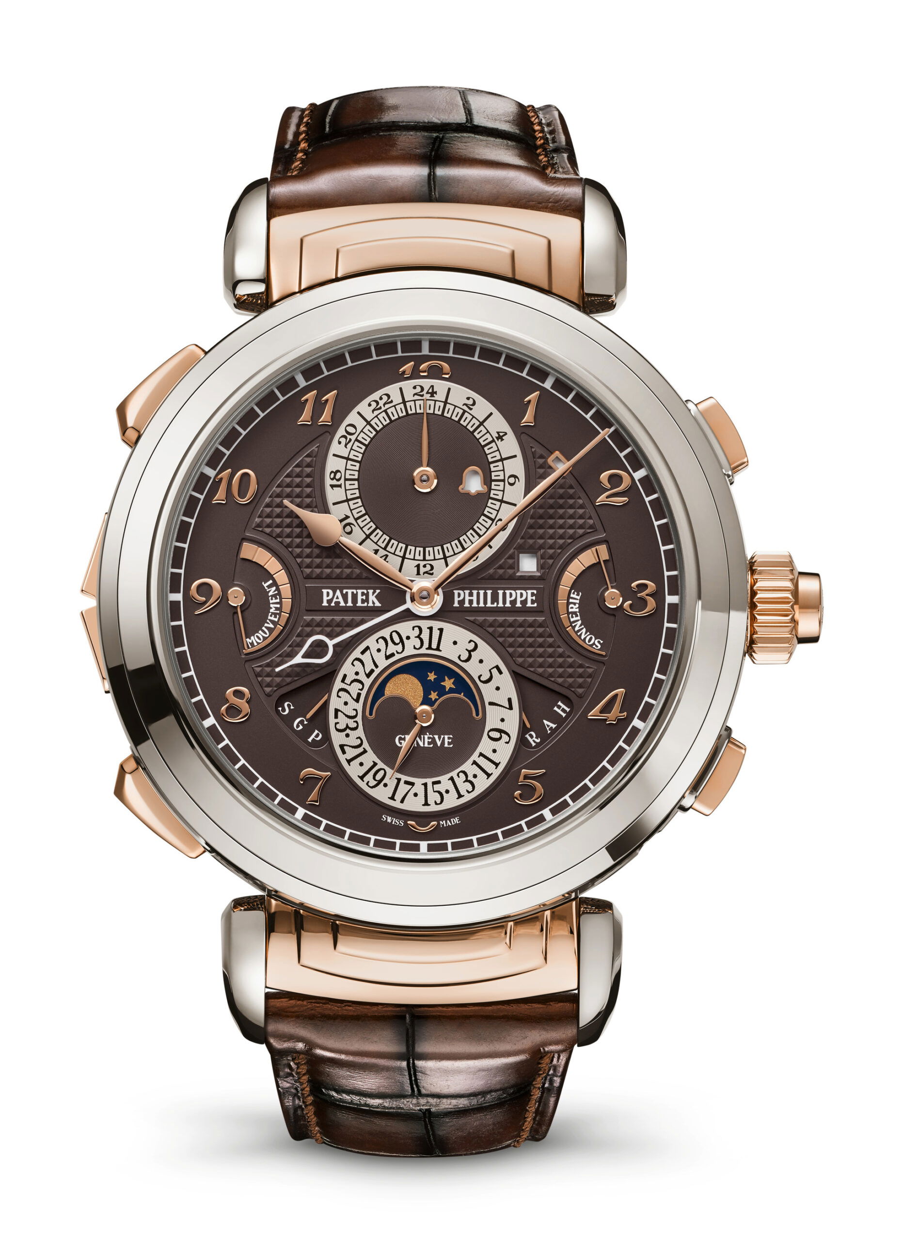 Patek Philippe Grand Complications Grandmaster Chime Haute Joaillerie luxury timepiece - detailed view