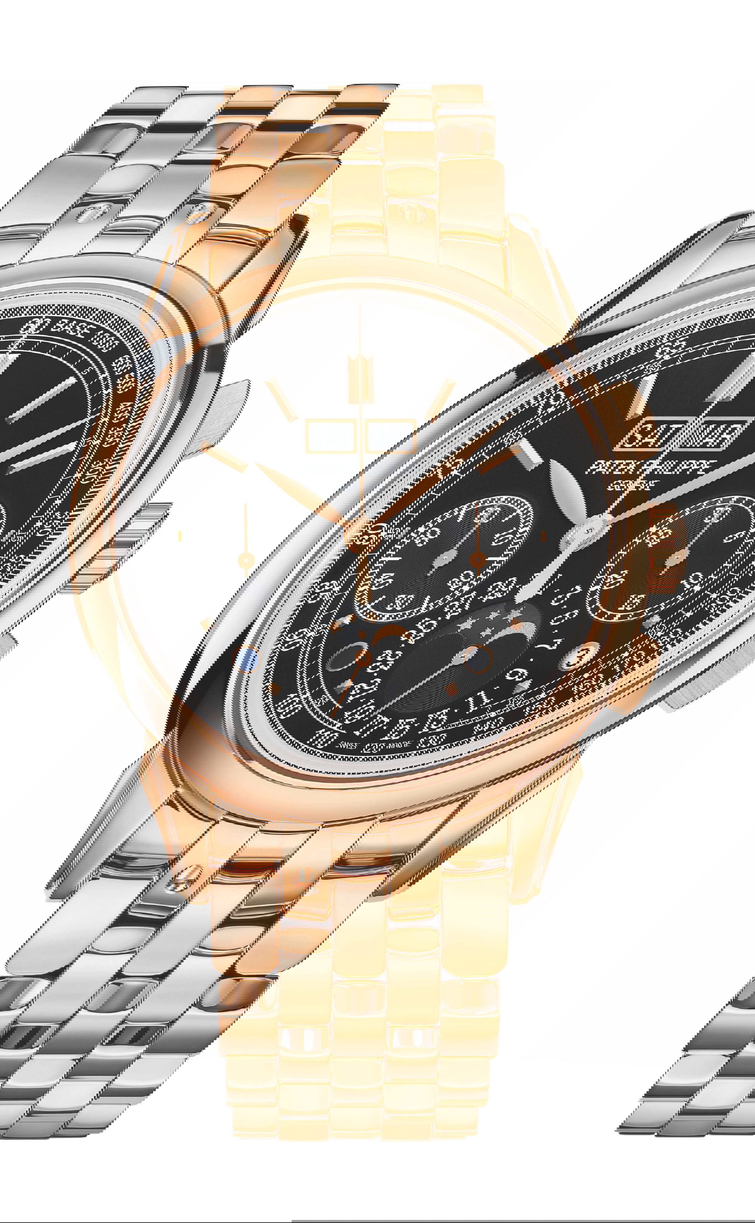 Patek Philippe Grandes Complications Chronograph, Perpetual Calendar luxury timepiece - detailed view