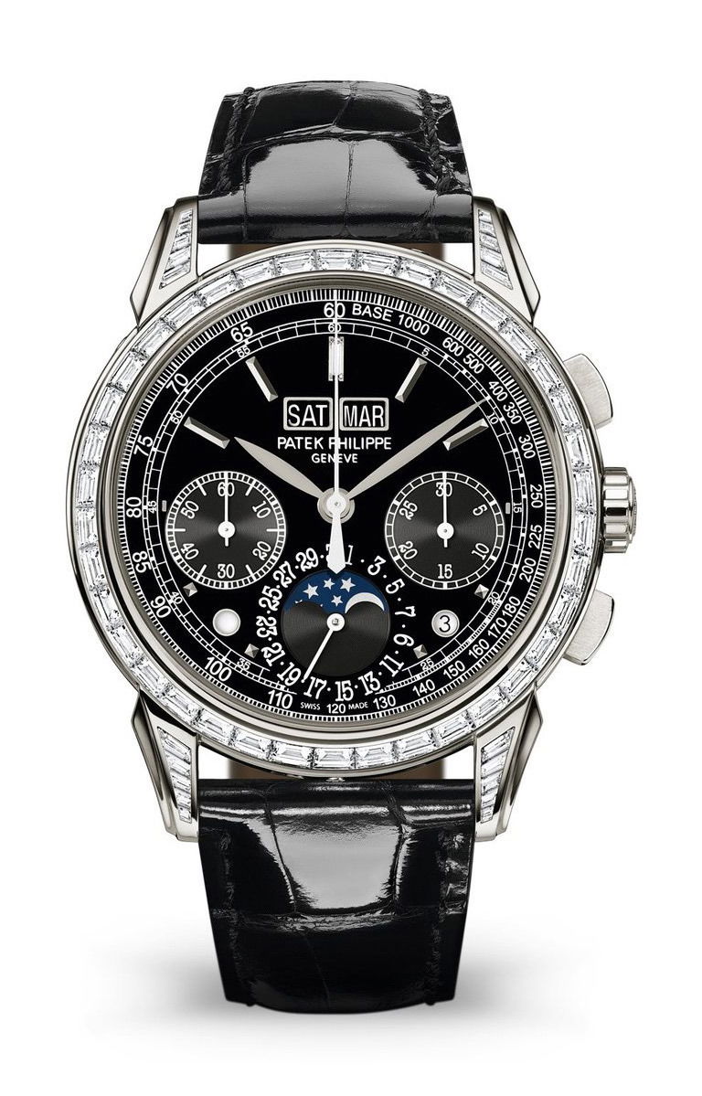 Patek Philippe Grandes Complications Chronograph, Perpetual Calendar luxury timepiece - detailed view