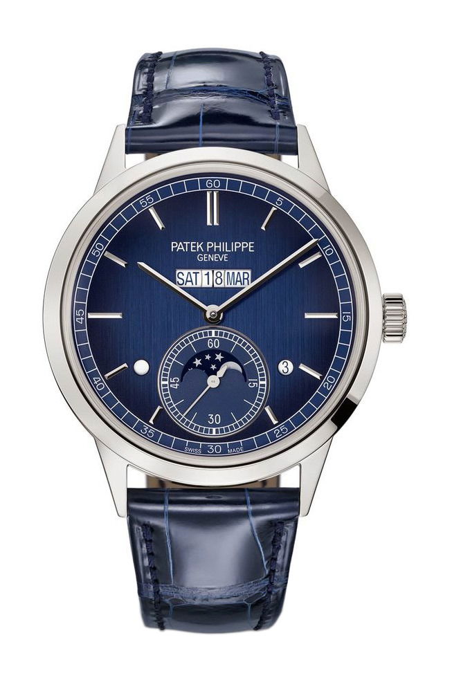 Patek Philippe Grand Complications In-Line Perpetual Calendar luxury timepiece - detailed view